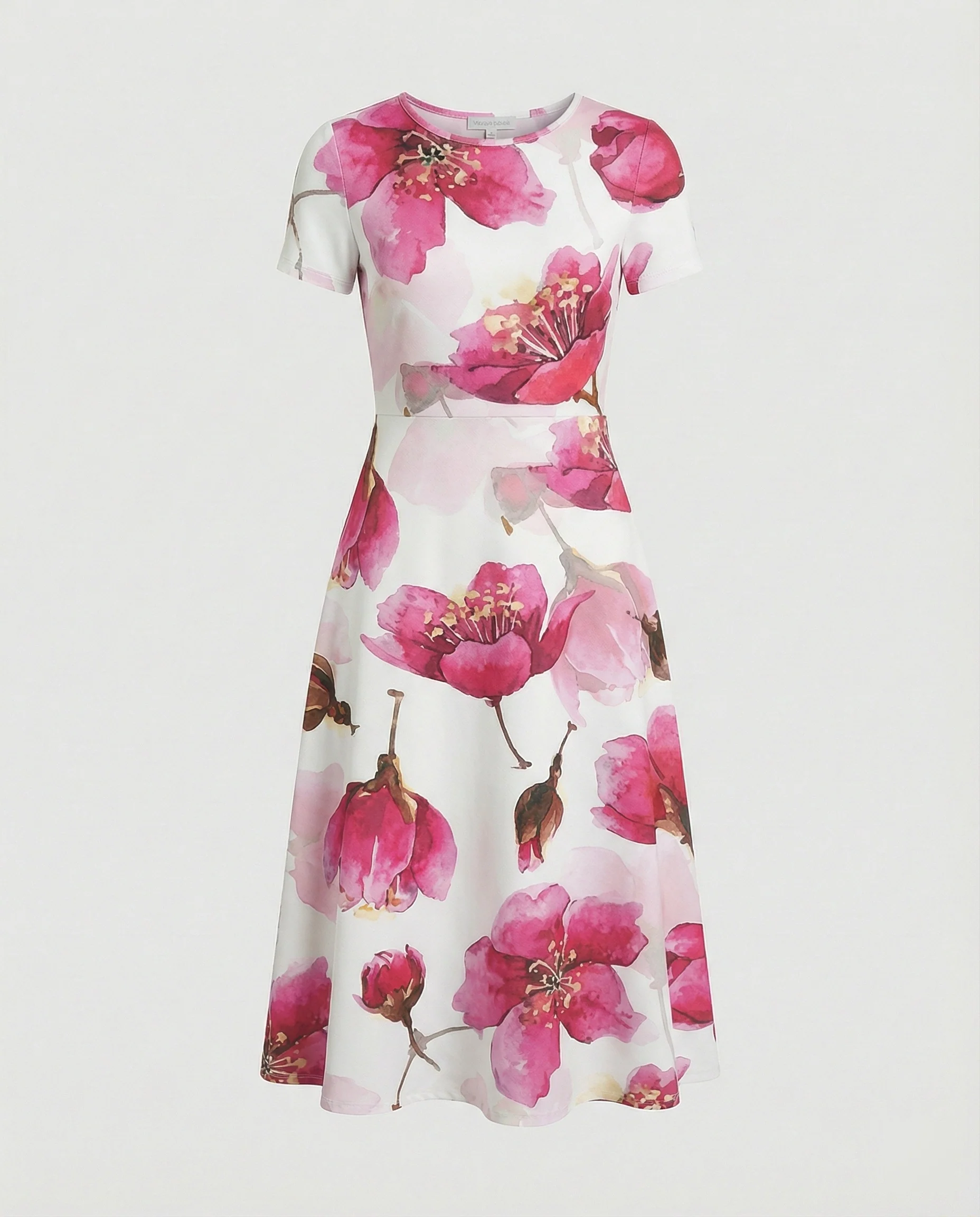 Damen Midikleid Tellerrock elegant - Image 6