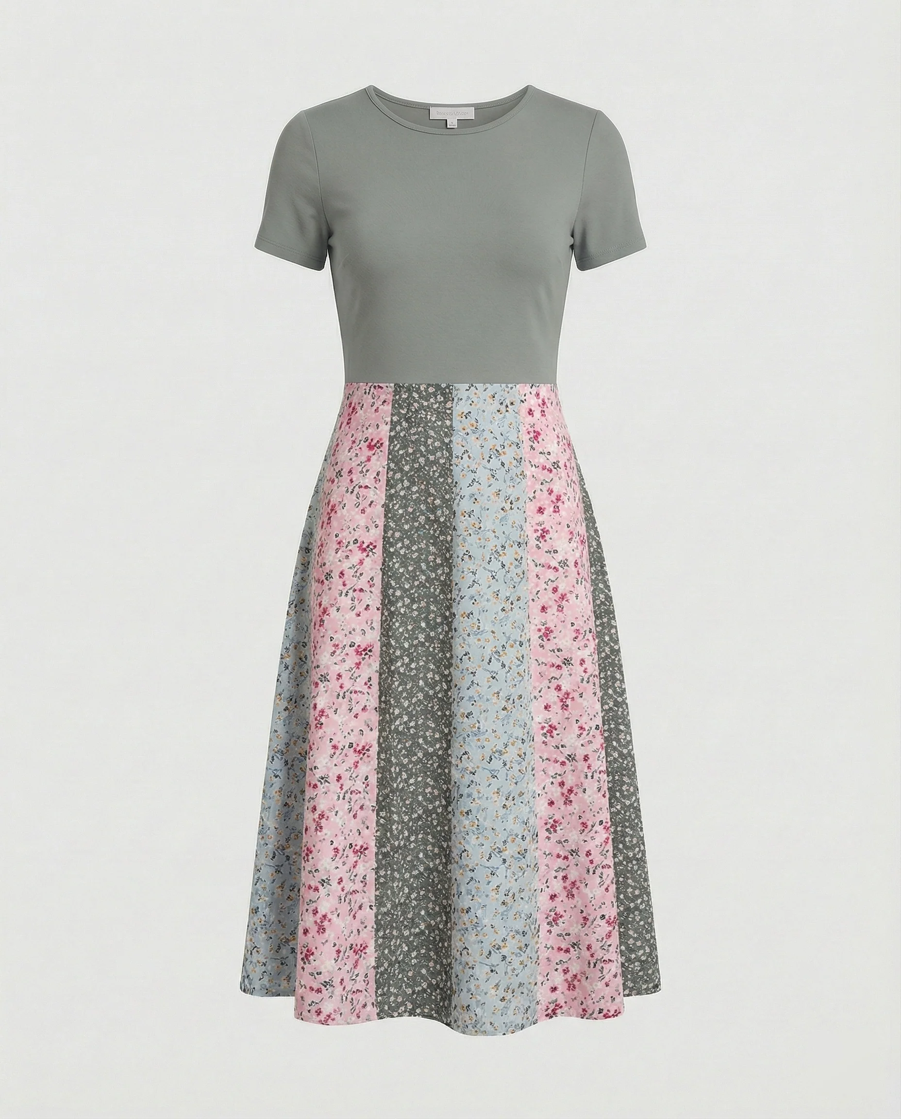 Damen Midikleid Tellerrock elegant - Image 7