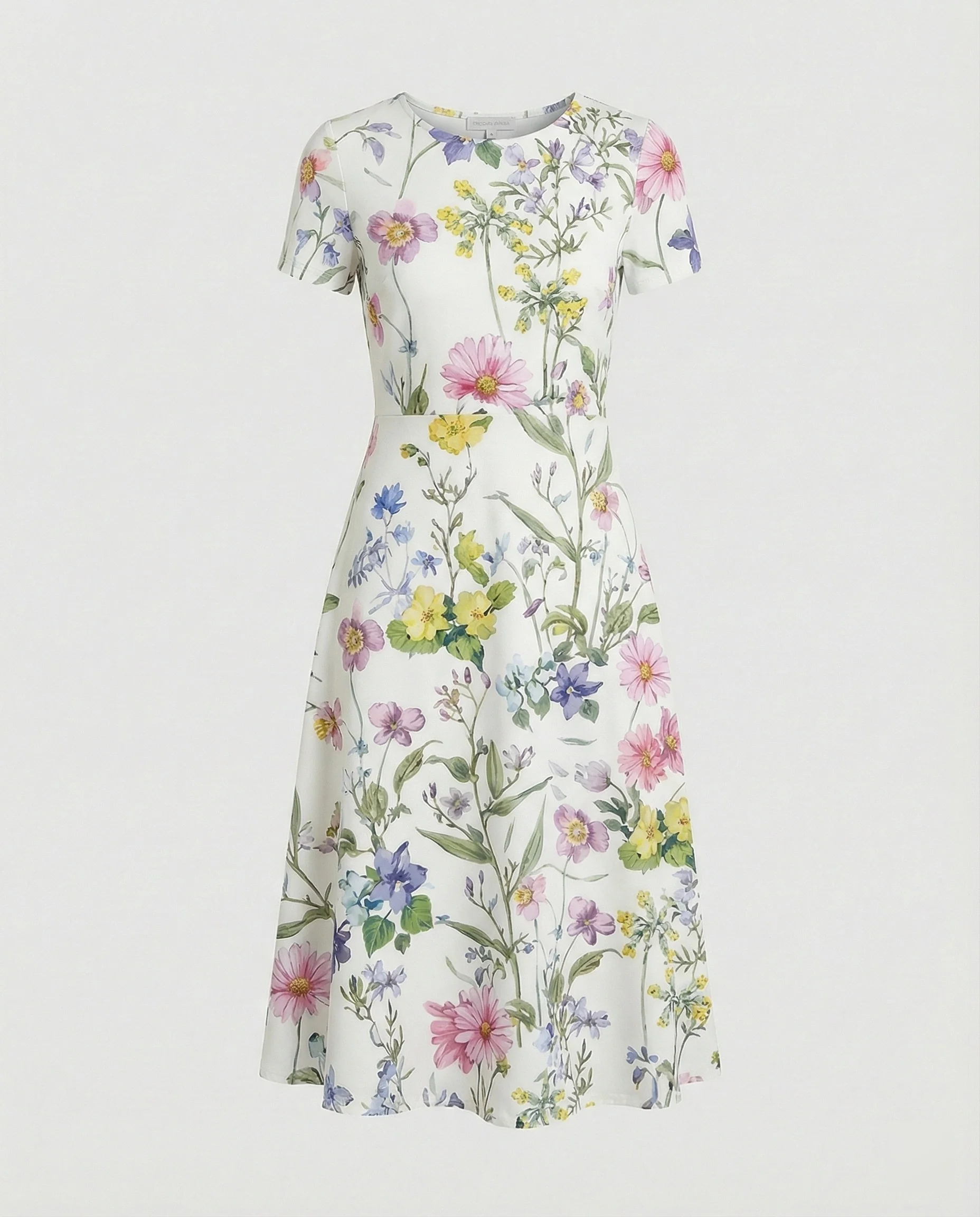 Damen Midikleid Tellerrock elegant - Image 8