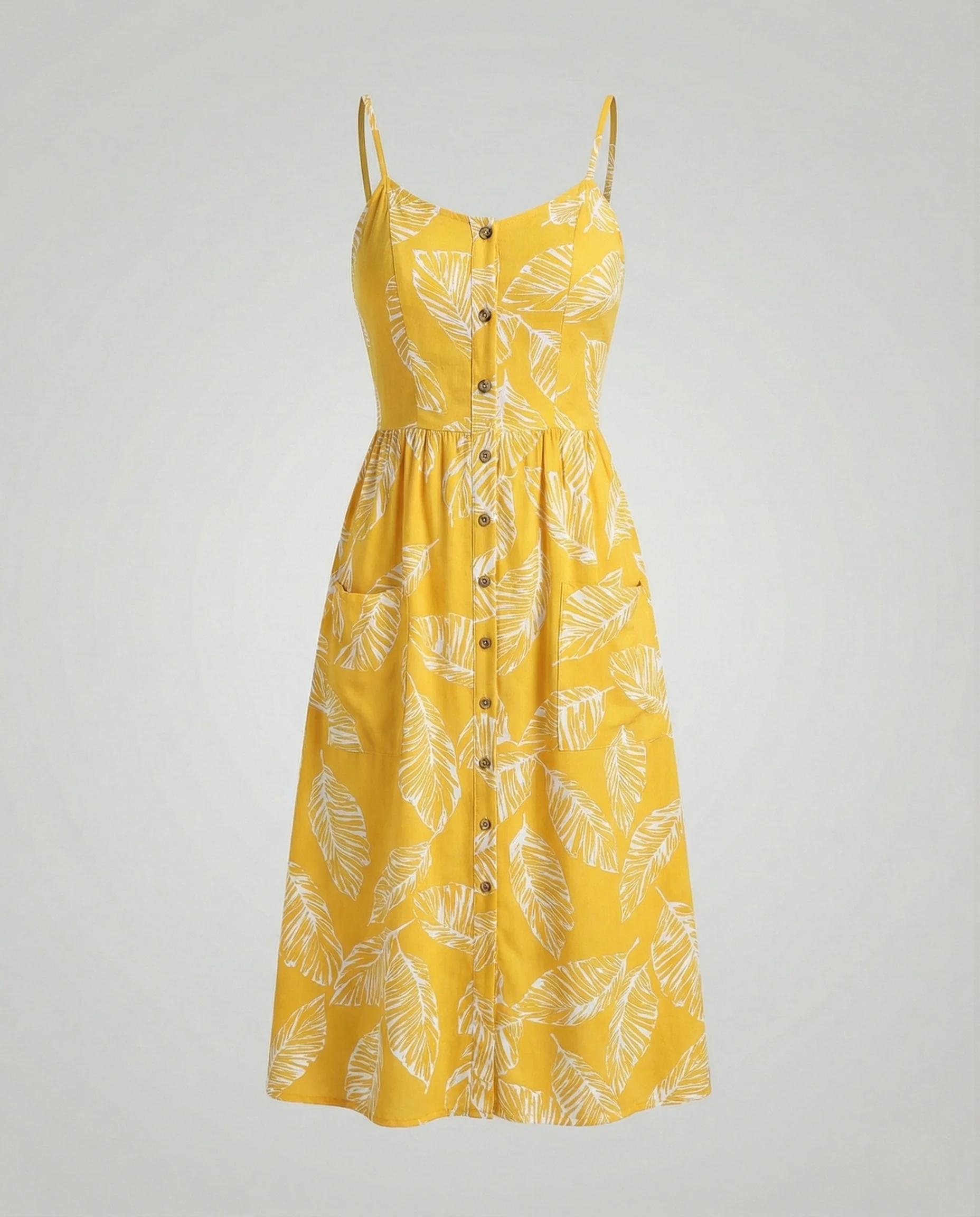 Freizeitkleid Damen Midikleid Träger - Image 13