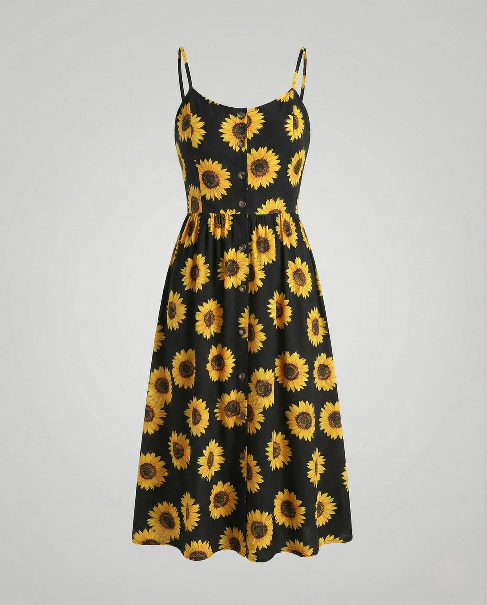 Freizeitkleid Damen Midikleid Träger - Image 14