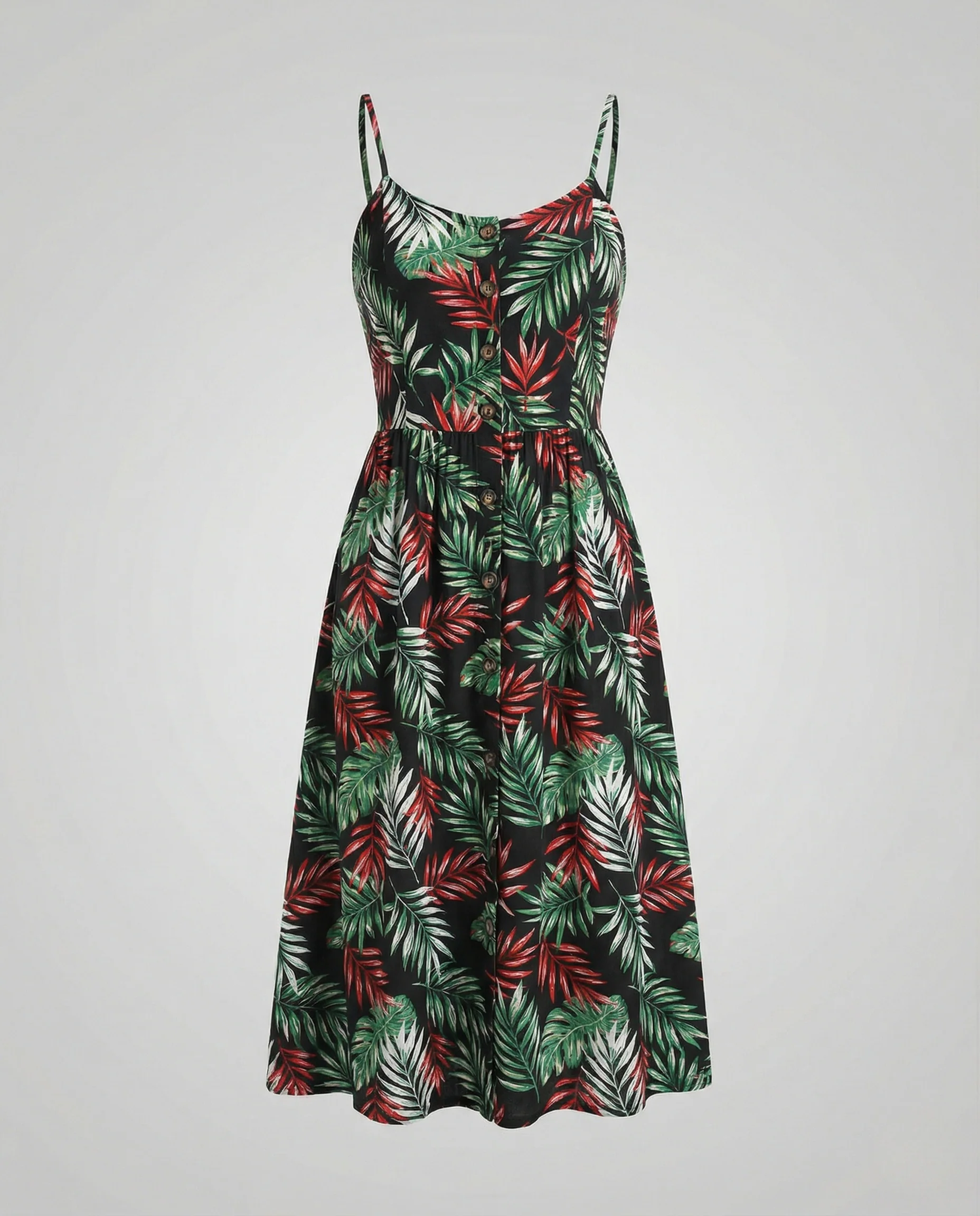 Freizeitkleid Damen Midikleid Träger - Image 6