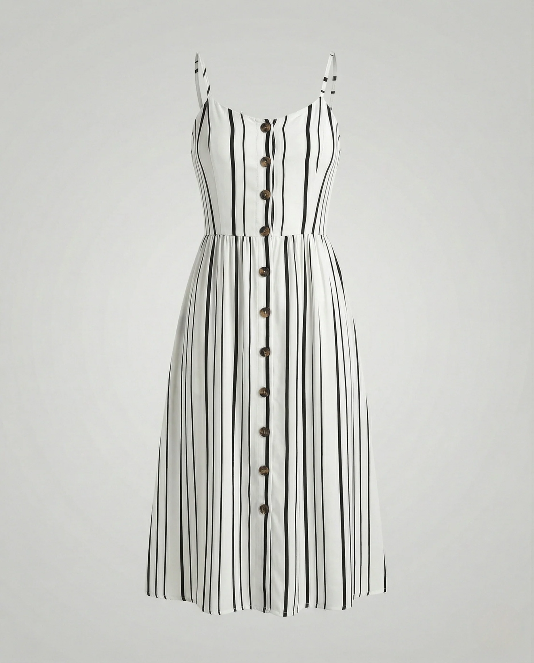 Freizeitkleid Damen Midikleid Träger - Image 8