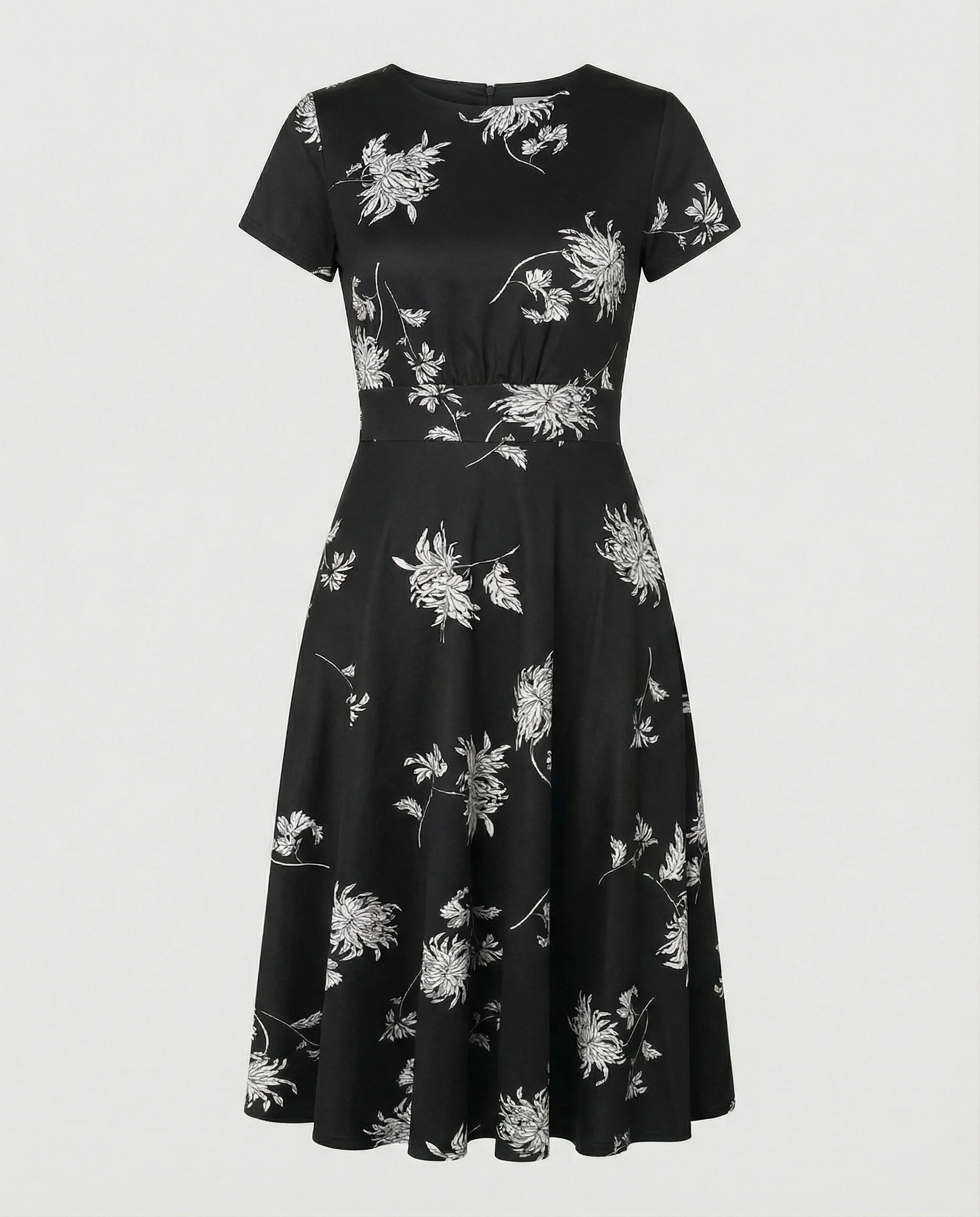 Damen Blumenkleid Midikleid Floral - Image 10