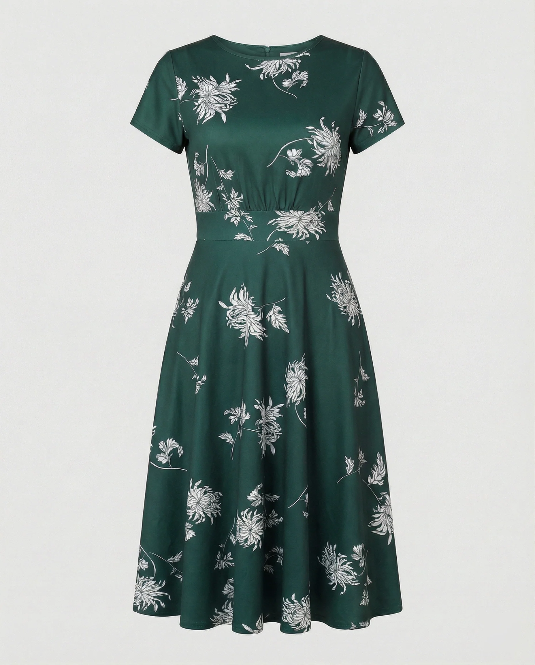 Damen Blumenkleid Midikleid Floral - Image 11