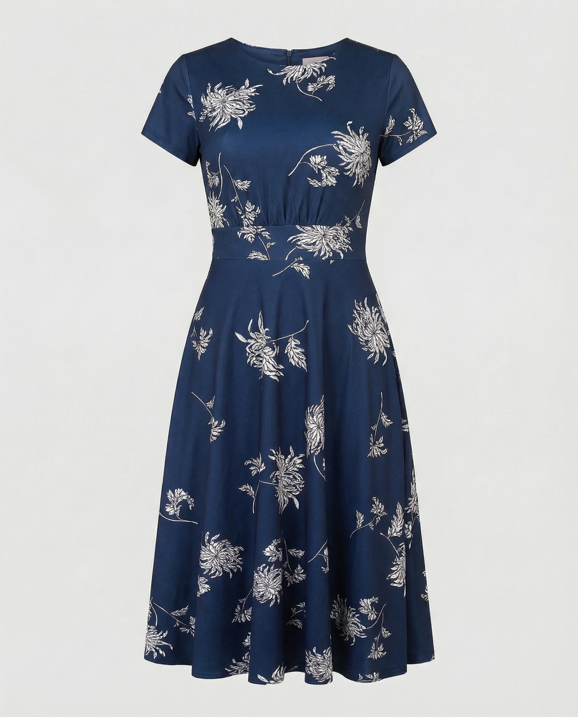 Damen Blumenkleid Midikleid Floral - Image 9