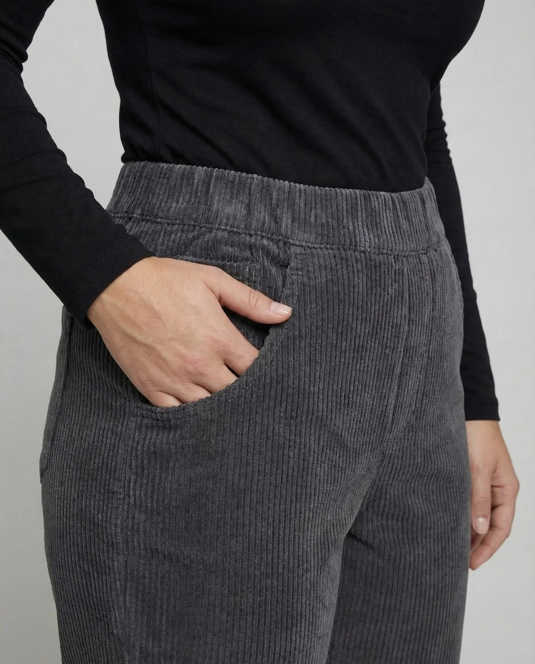 Damen Cordhose Teddyfutter Gerade - Image 3