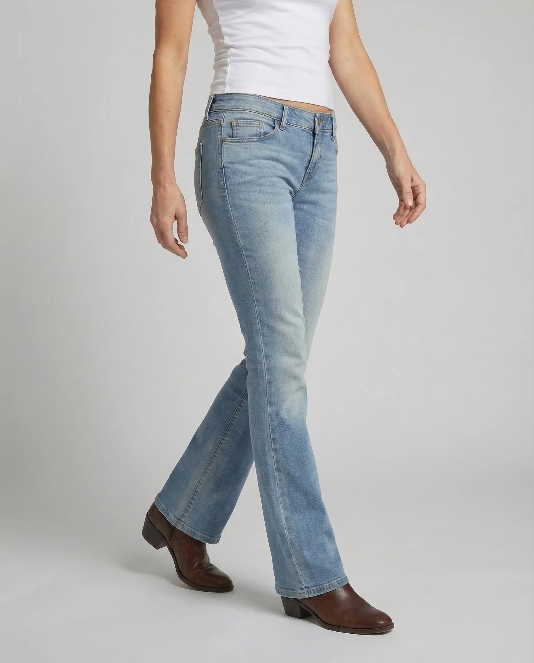 Damen Schlagjeans Low Waist - Image 2