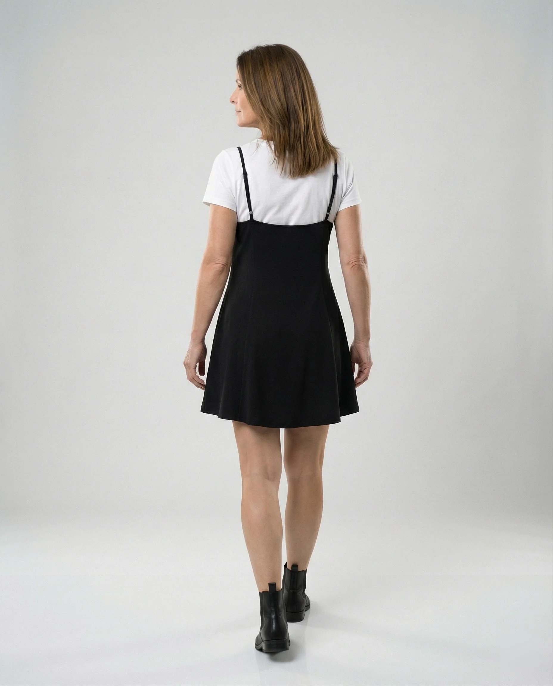 Damen Skater Sommerkleid mit Trägern - Image 2