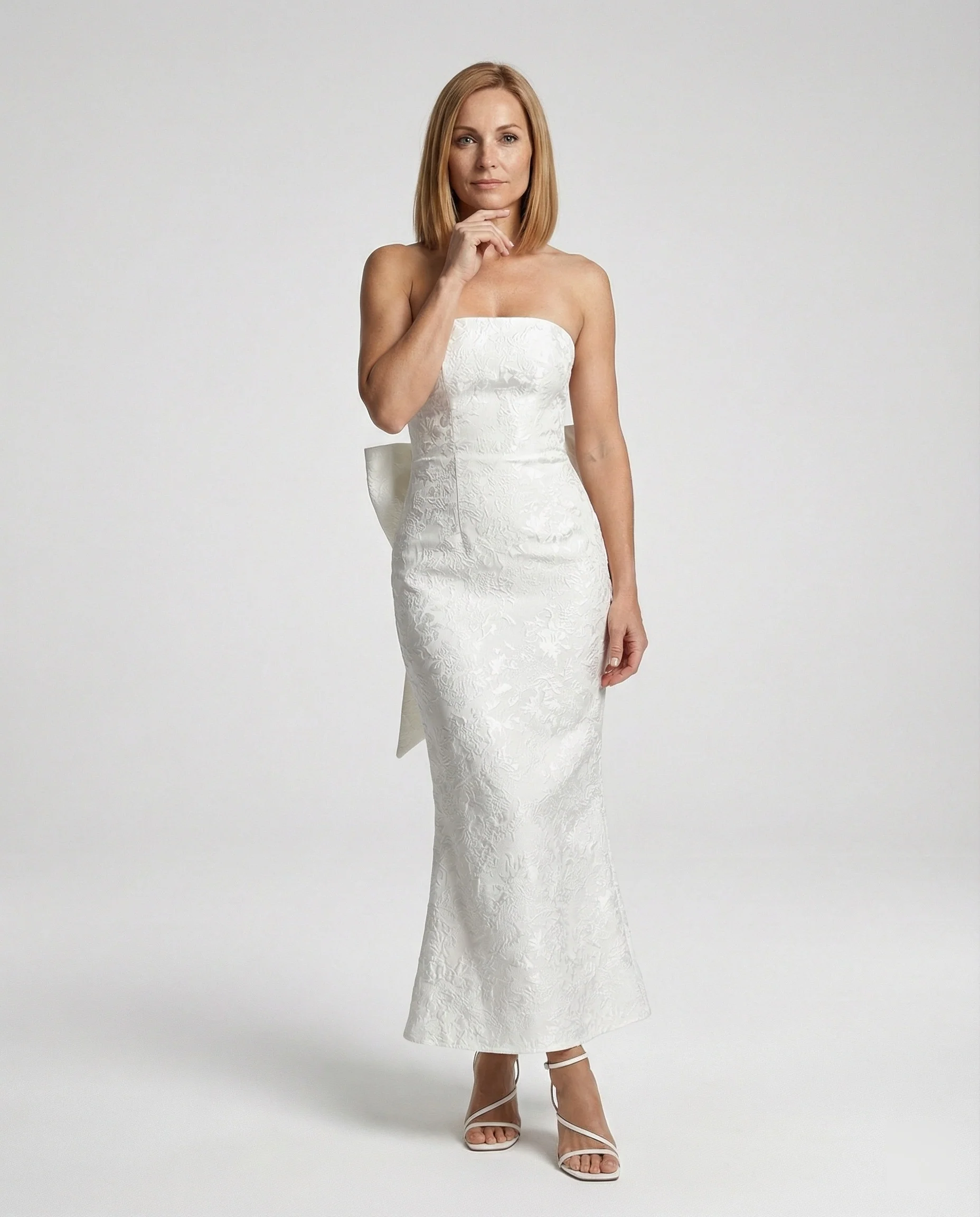 Trägerloses Meerjungfrau Abendkleid Damen - Image 4