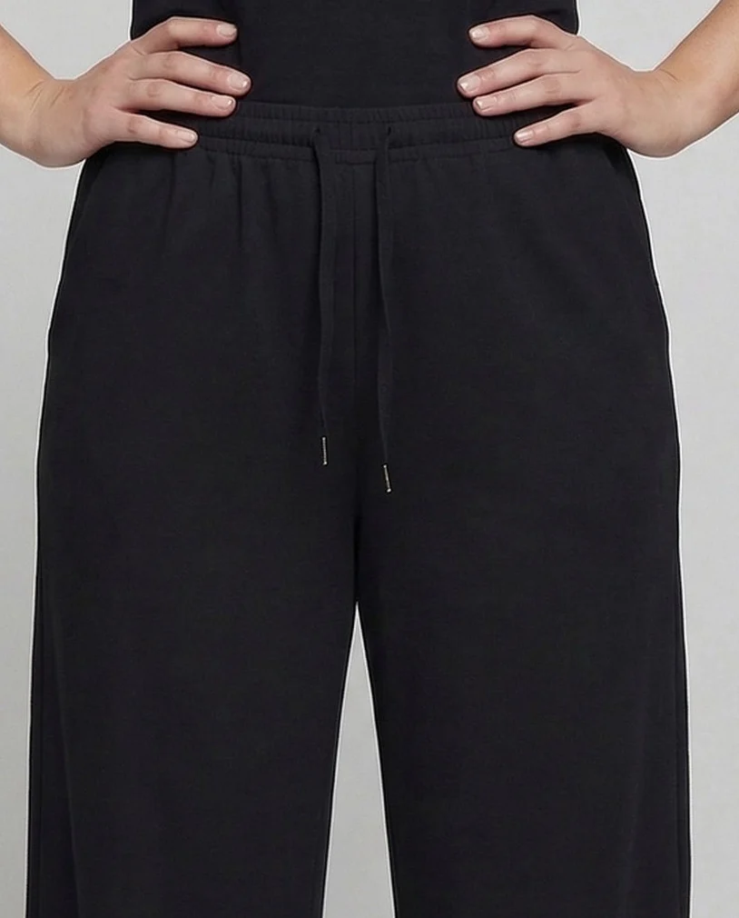Damen Sweat Hose Oversize Kordelzug - Image 3