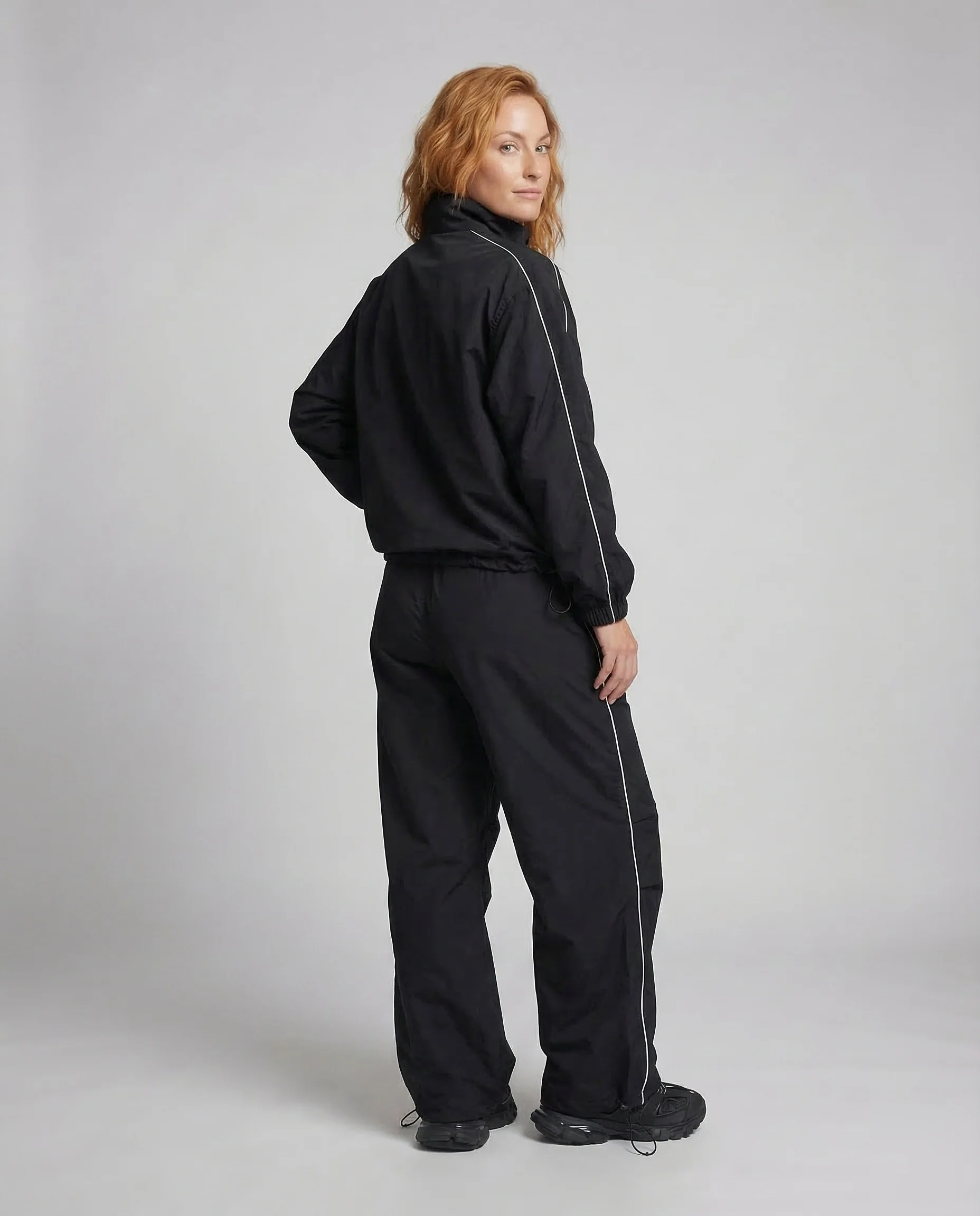 Damen Tracksuit Oversize Streifen - Image 3