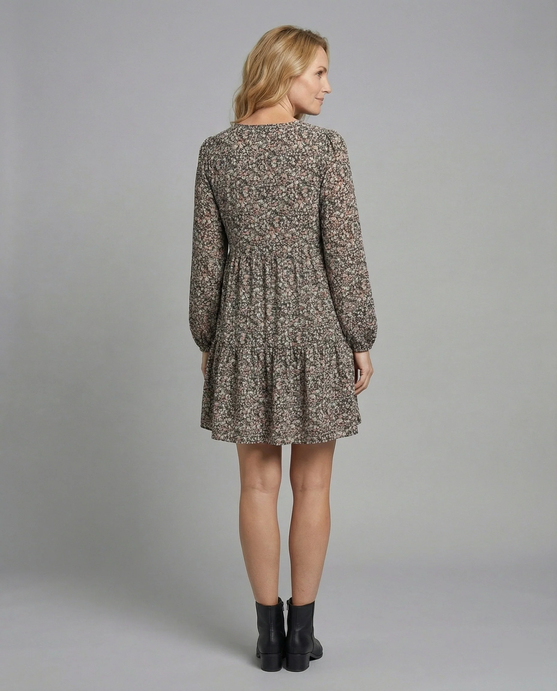 Damen Freizeitkleid Baby Doll Mini - Image 3