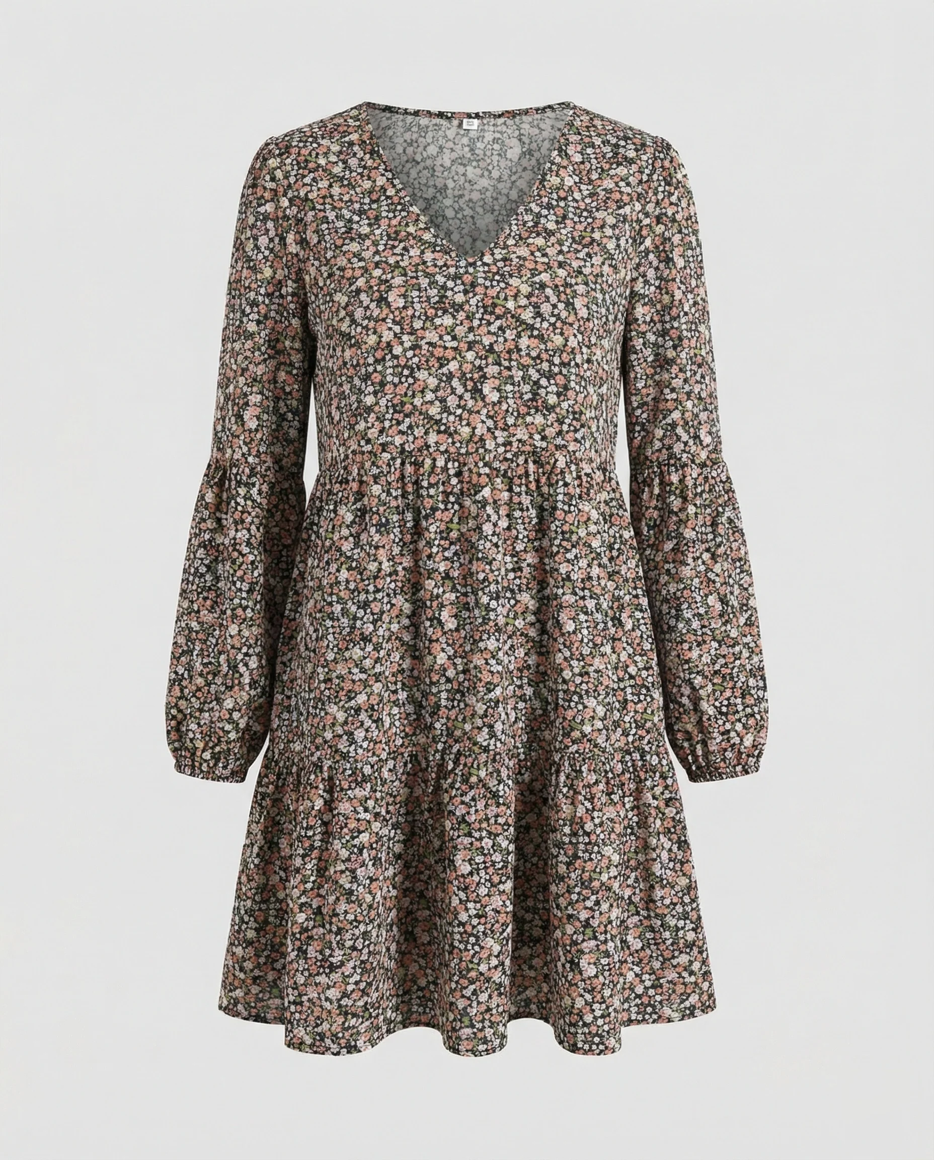 Damen Freizeitkleid Baby Doll Mini - Image 6