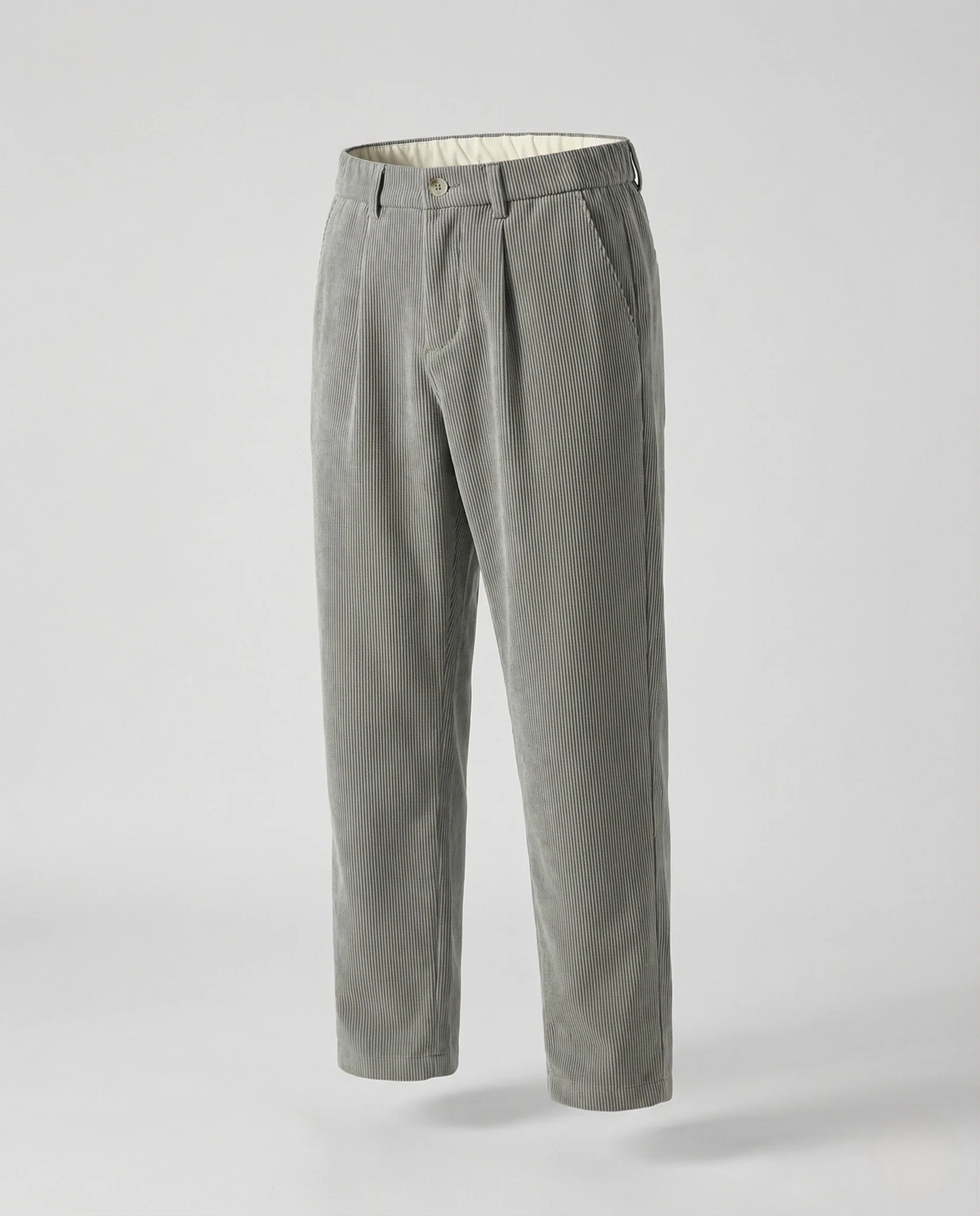 Damen Gerippte Relaxhose mit Bügelfalte - Image 5