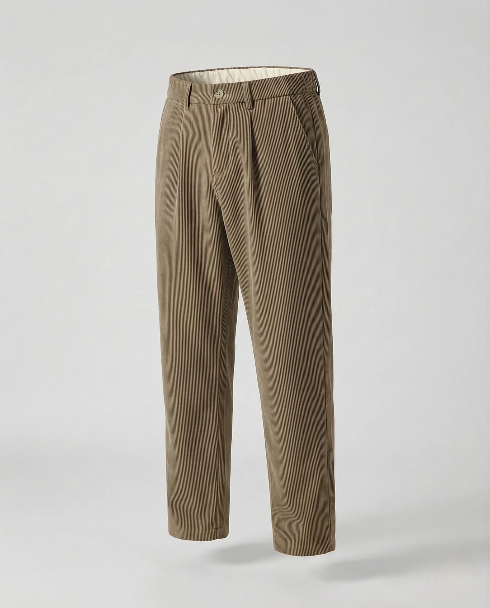Damen Gerippte Relaxhose mit Bügelfalte - Image 8