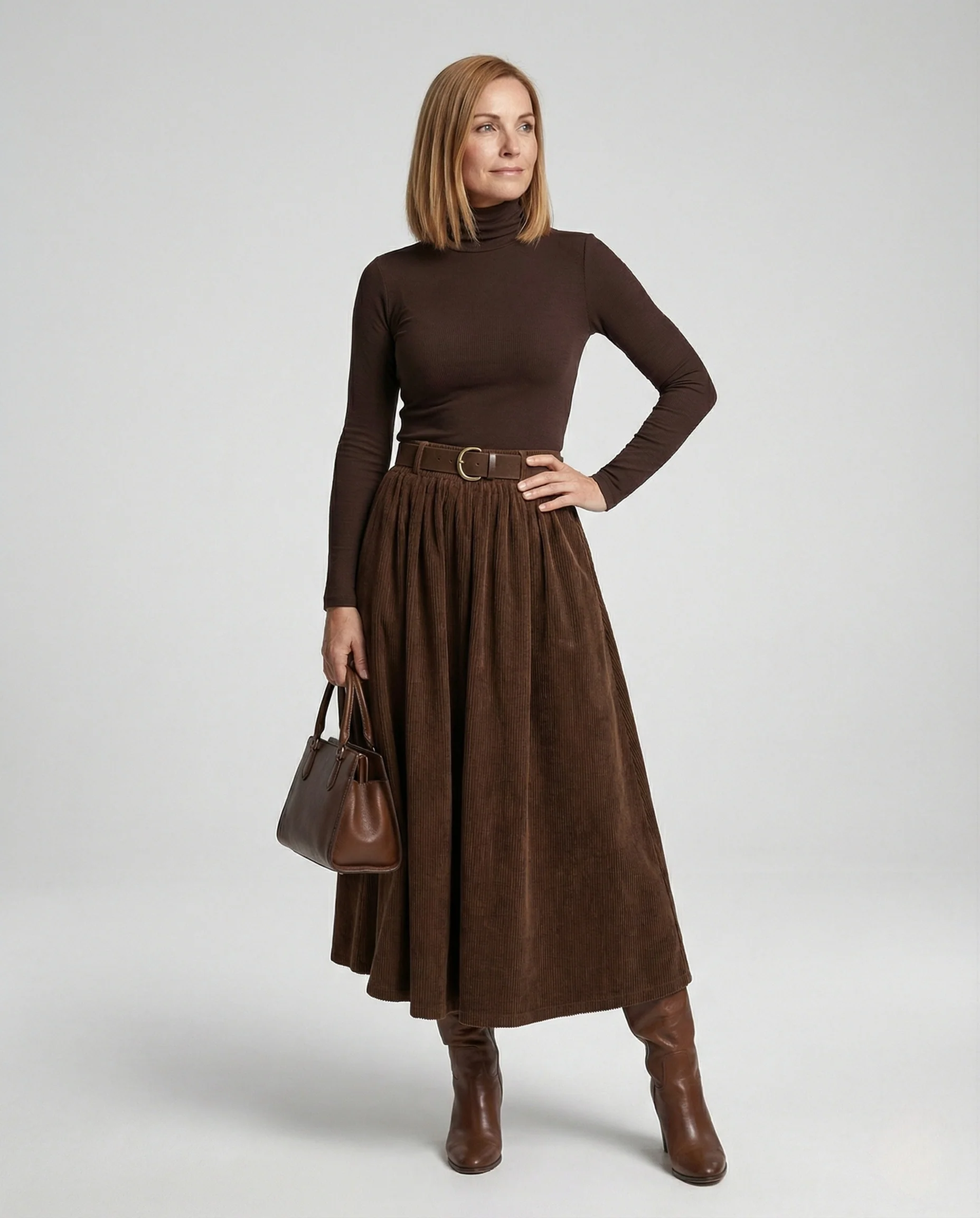 Maxirock Damen Cord Volumen - Image 2