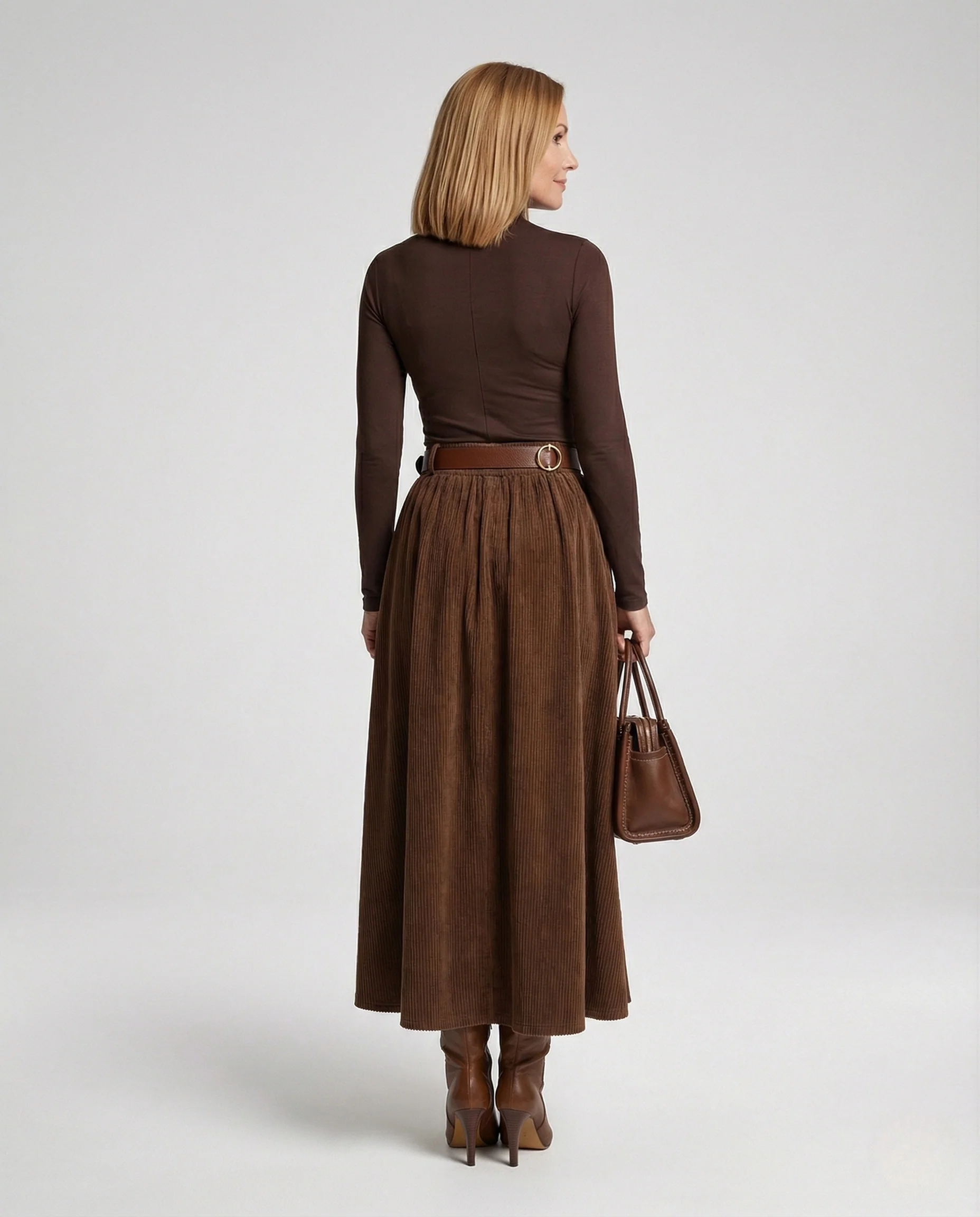 Maxirock Damen Cord Volumen - Image 3