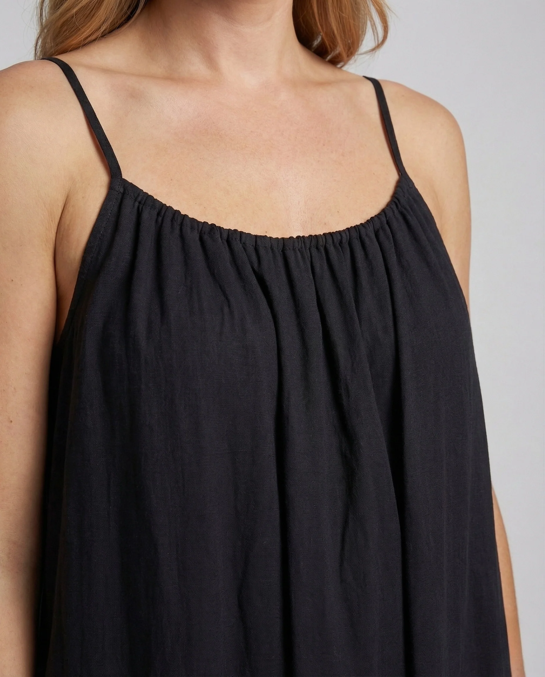 Damen Kaftan Maxikleid mit Spaghettiträgern - Image 3