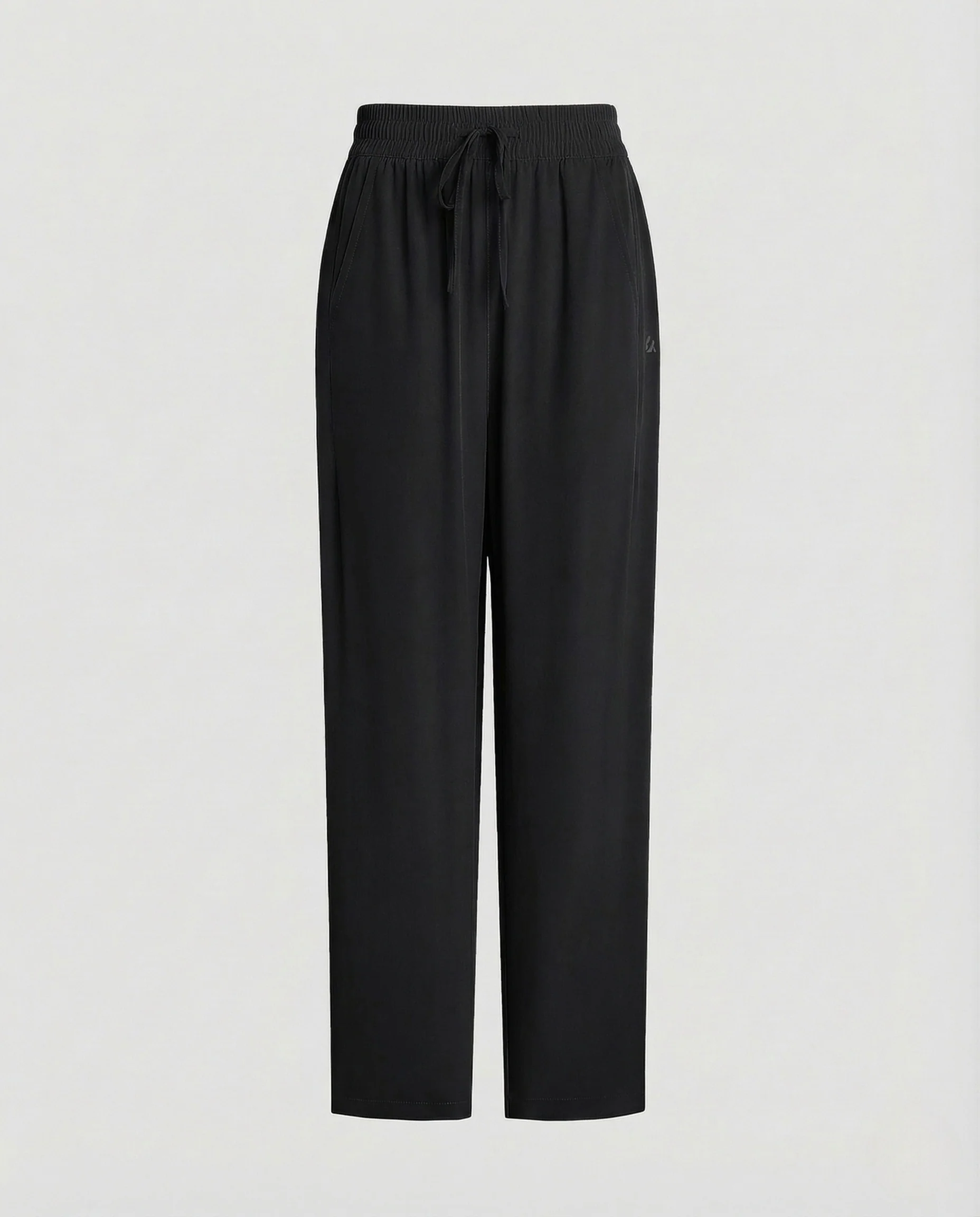Damen Freizeithose Gerade Elastischer Bund Kordelzug - Image 7