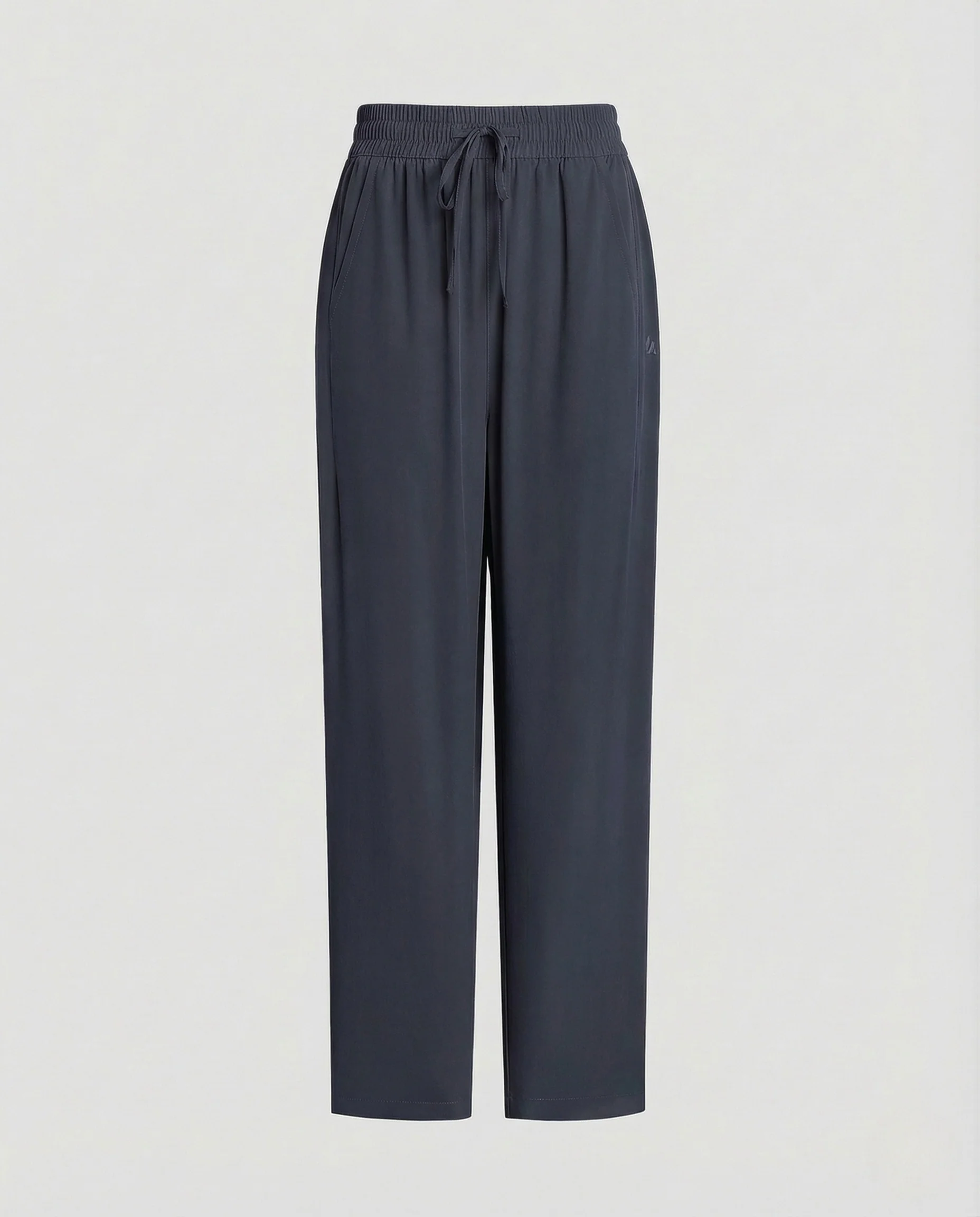 Damen Freizeithose Gerade Elastischer Bund Kordelzug - Image 9