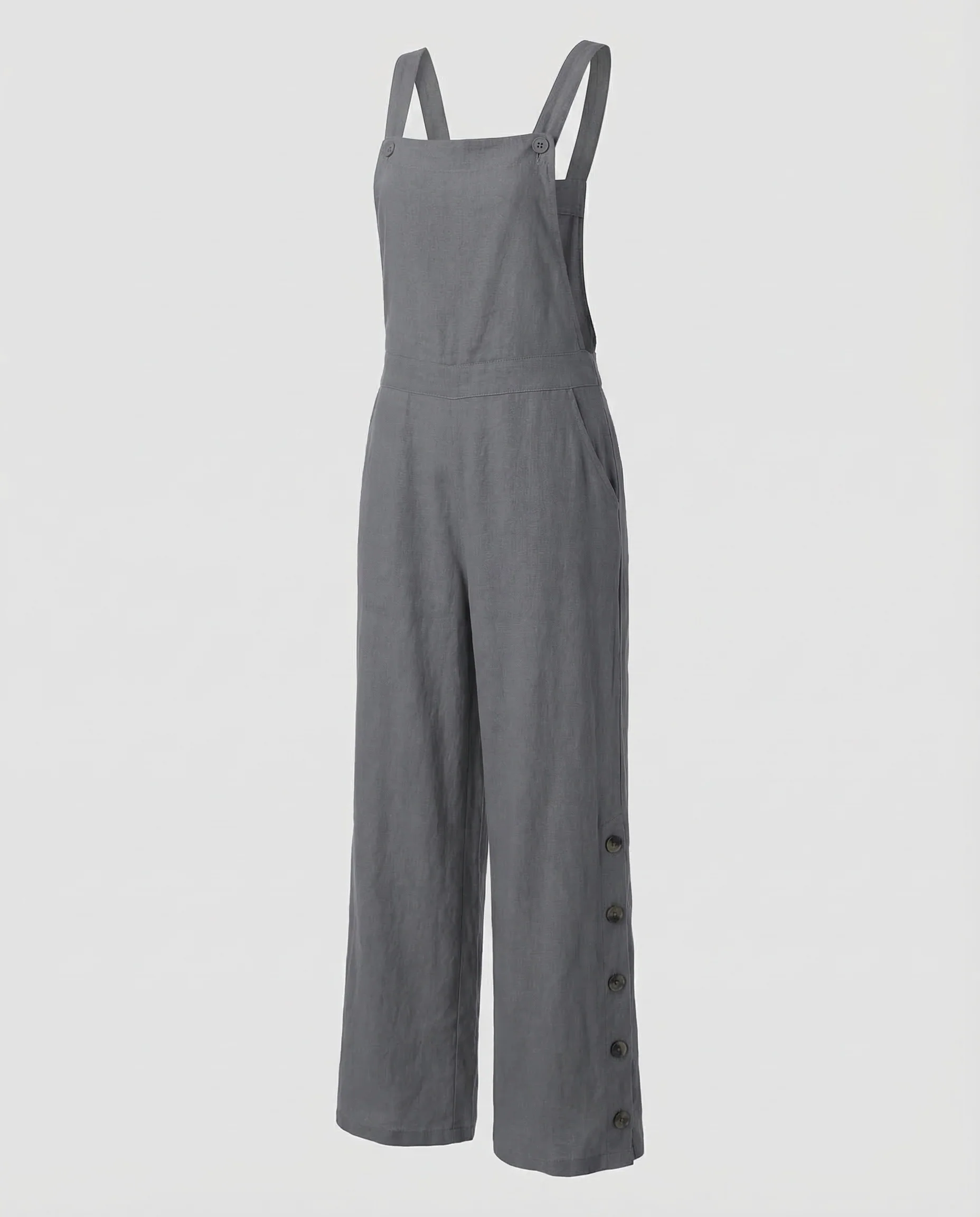 Damen Leinen Overall Weit - Image 4