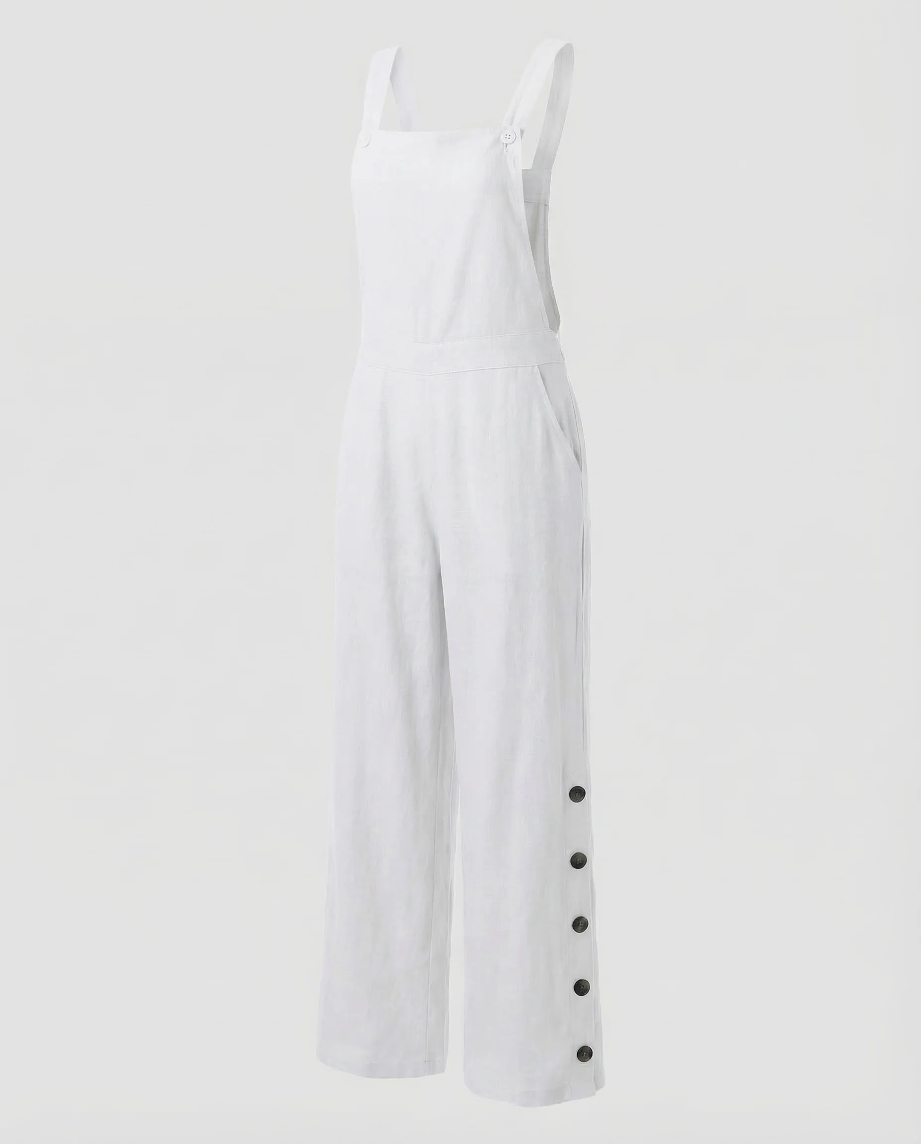 Damen Leinen Overall Weit - Image 8
