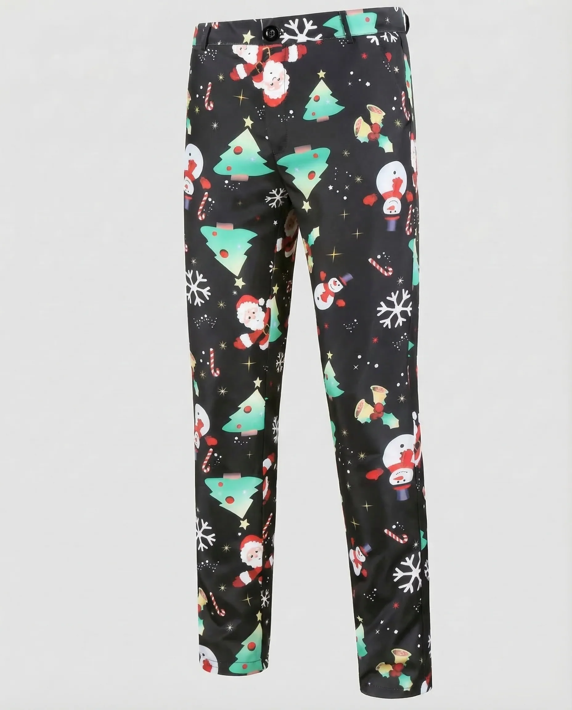 Damen Chinohose Print Gerade - Image 6