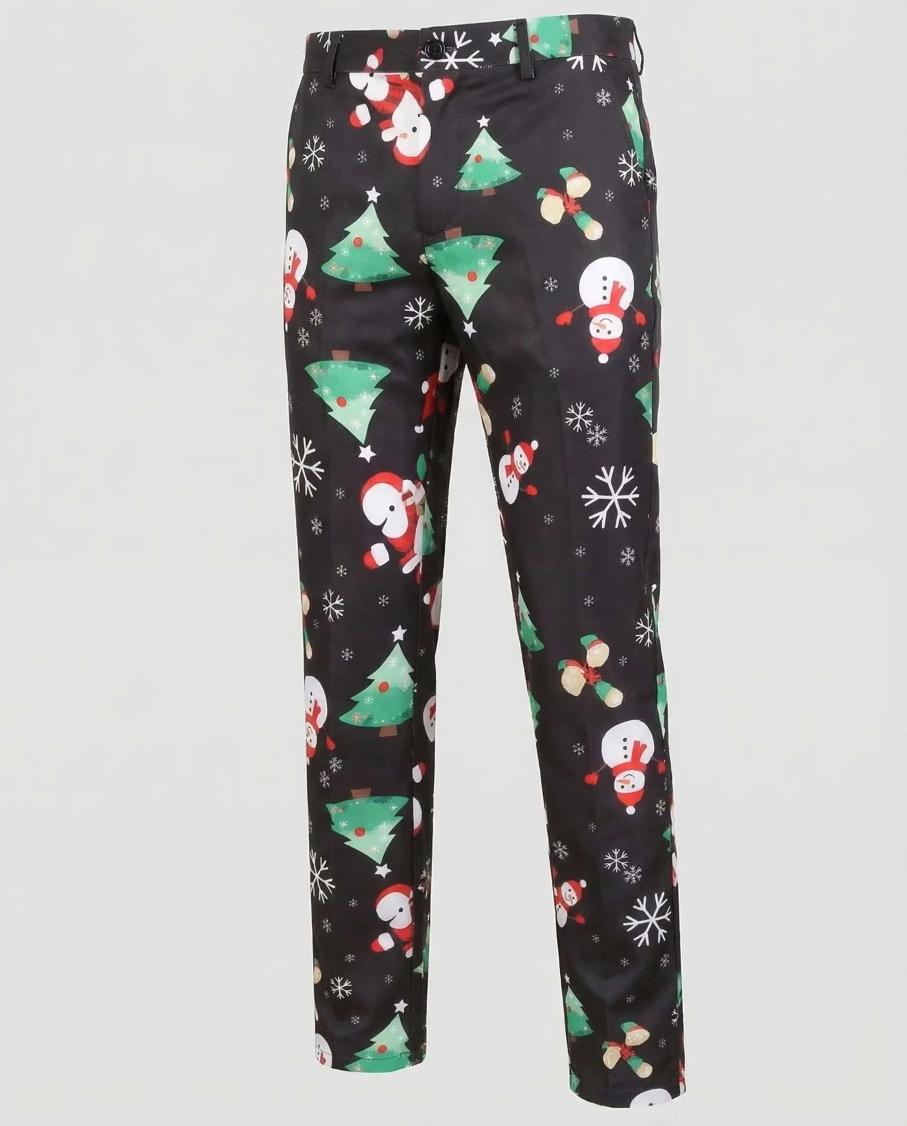 Damen Chinohose Print Gerade - Image 7