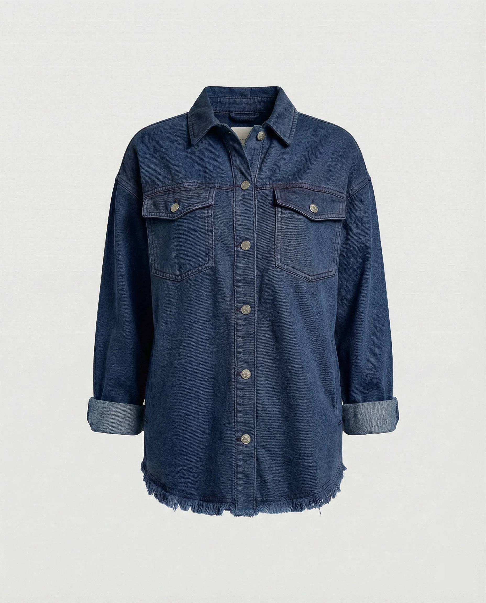Damen Langarmhemd Jeansjacke Stil - Image 12
