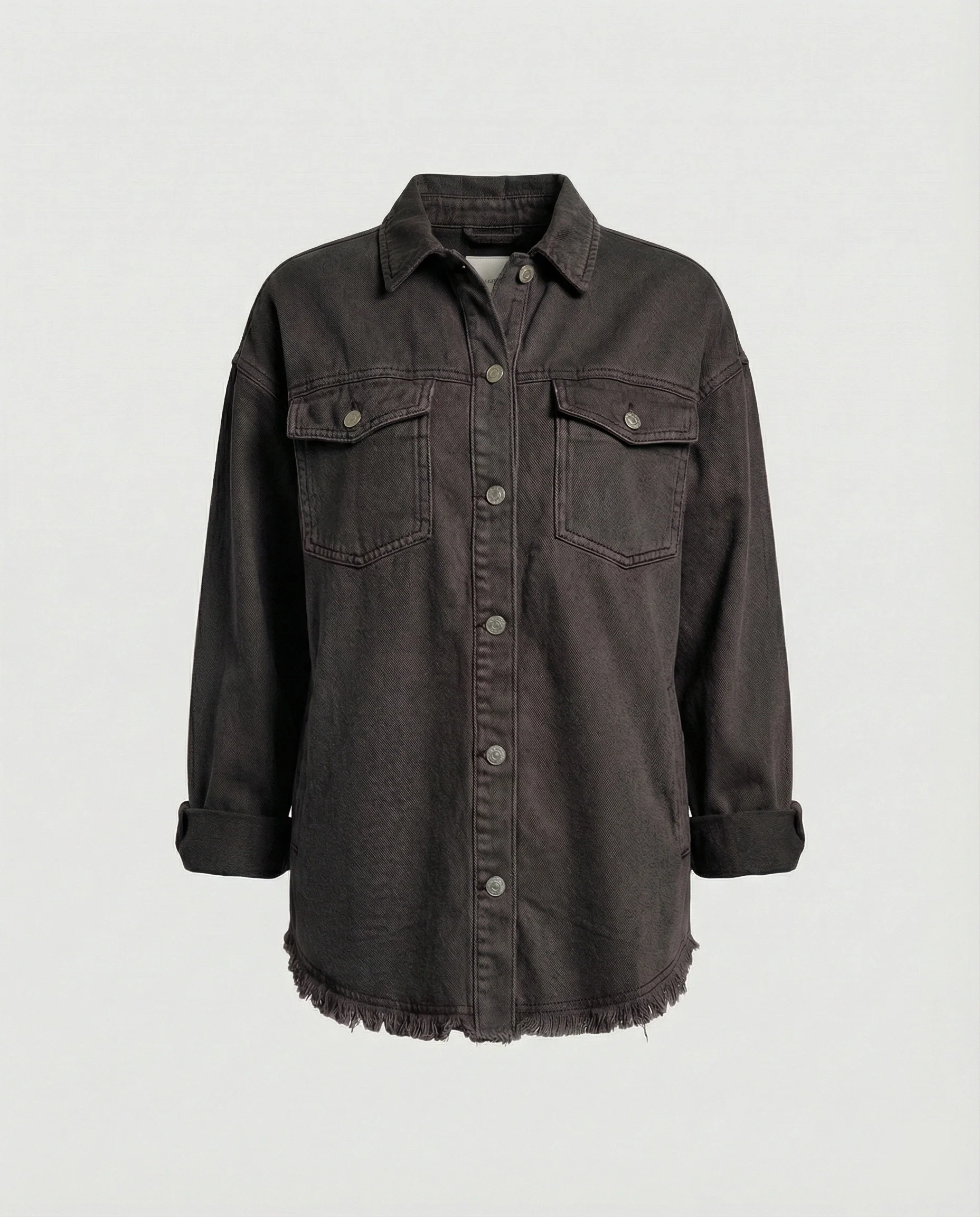 Damen Langarmhemd Jeansjacke Stil - Image 15