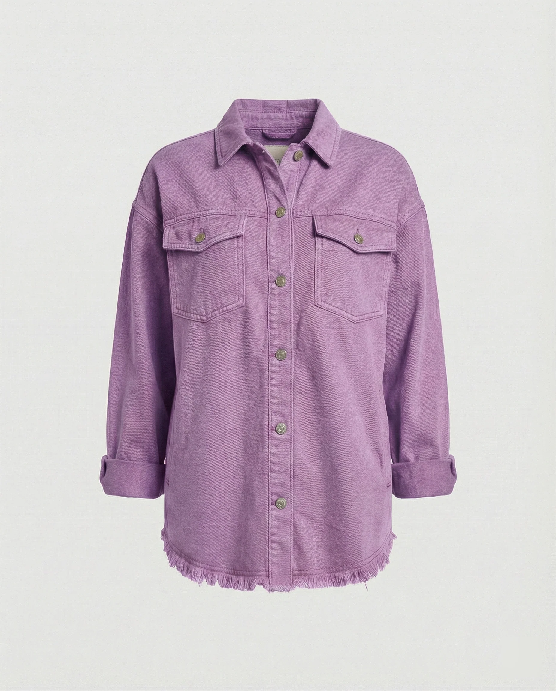 Damen Langarmhemd Jeansjacke Stil - Image 19