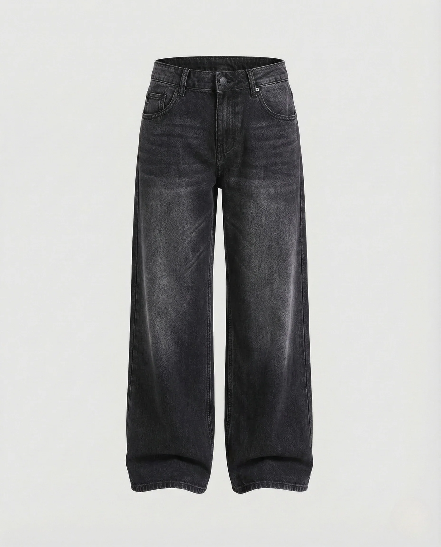 Damen Weite Jeanshose mit Tiefem Bund und Extra Weitem Bein - Image 11