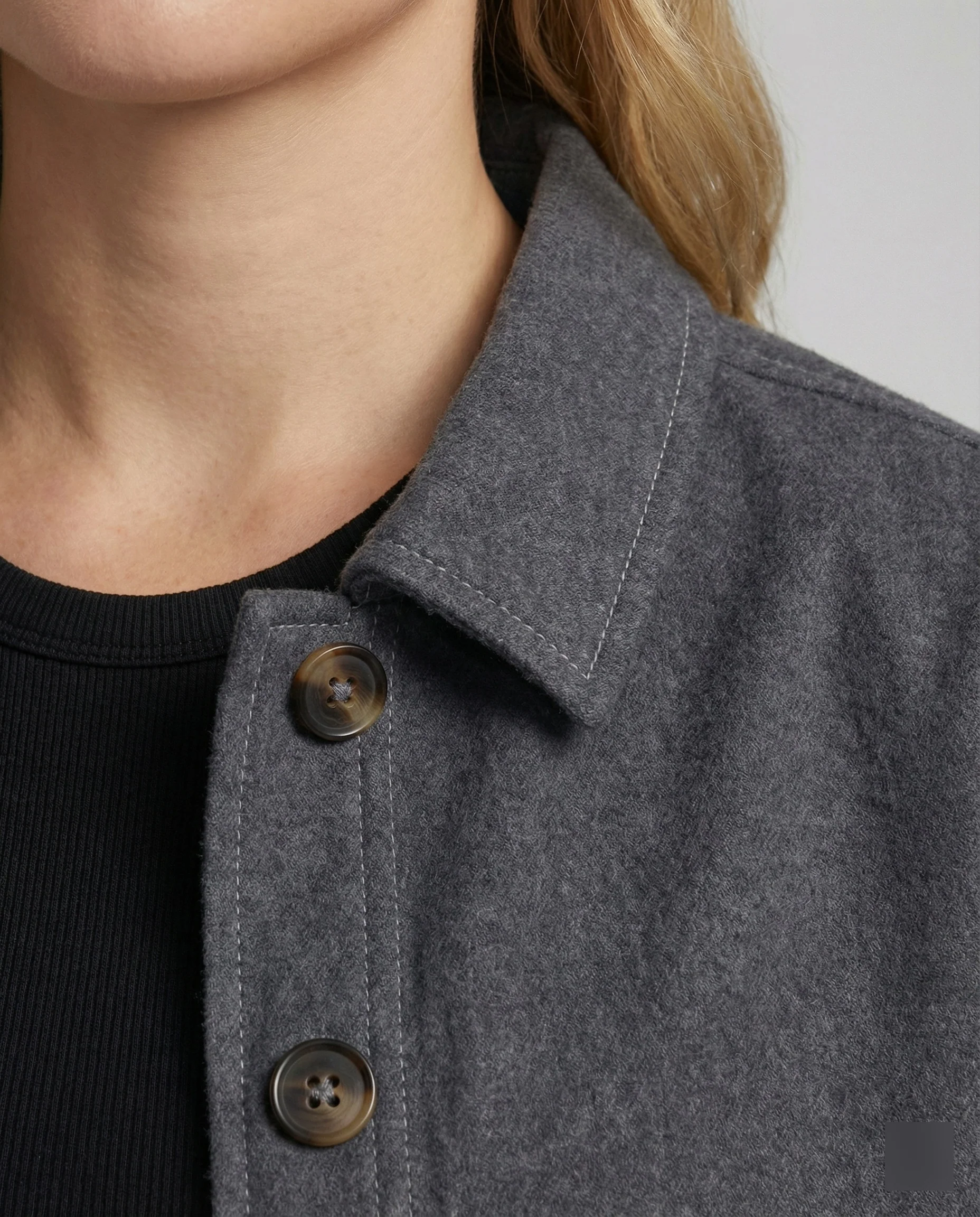 Weit geschnittene Kurzjacke mit Ballonärmeln und kastiger Silhouette Heidi-Mode - Image 5