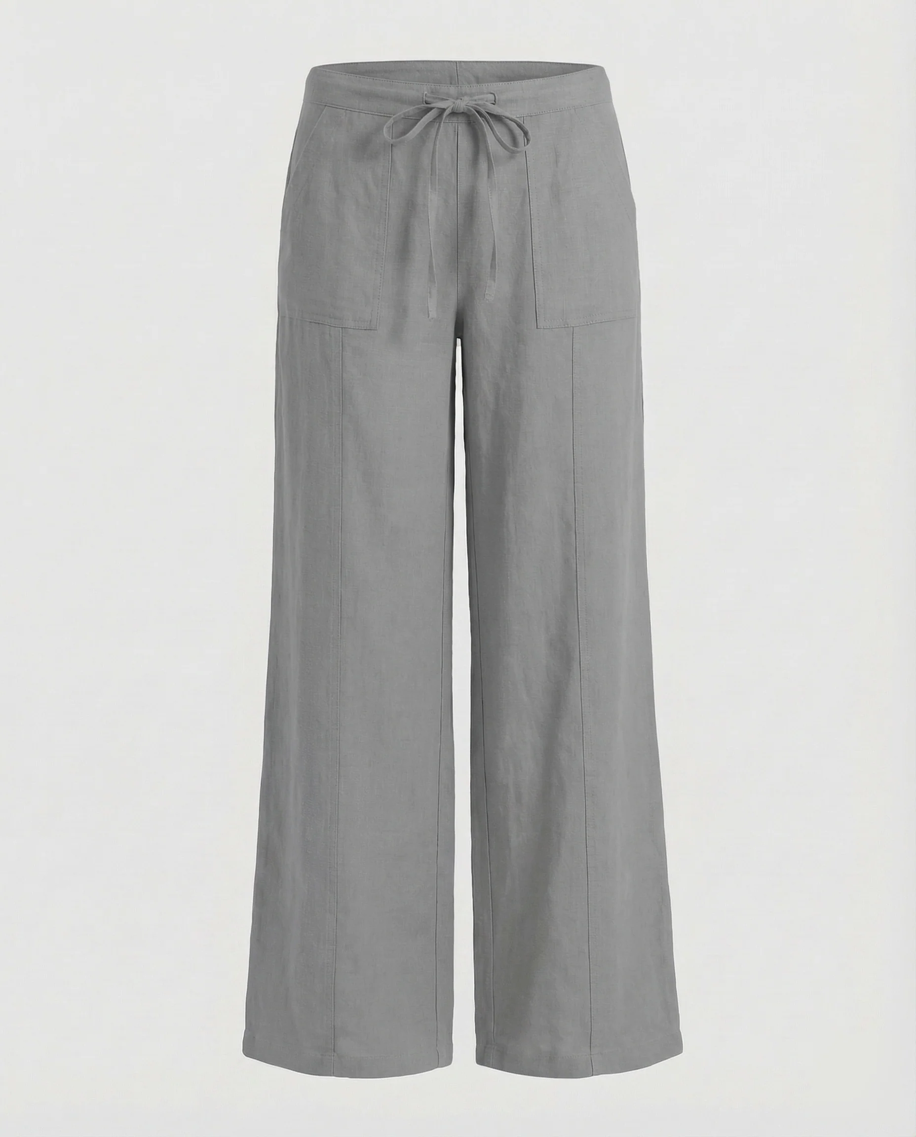 Damen Leinenhose Weit Tunnelzug - Image 6