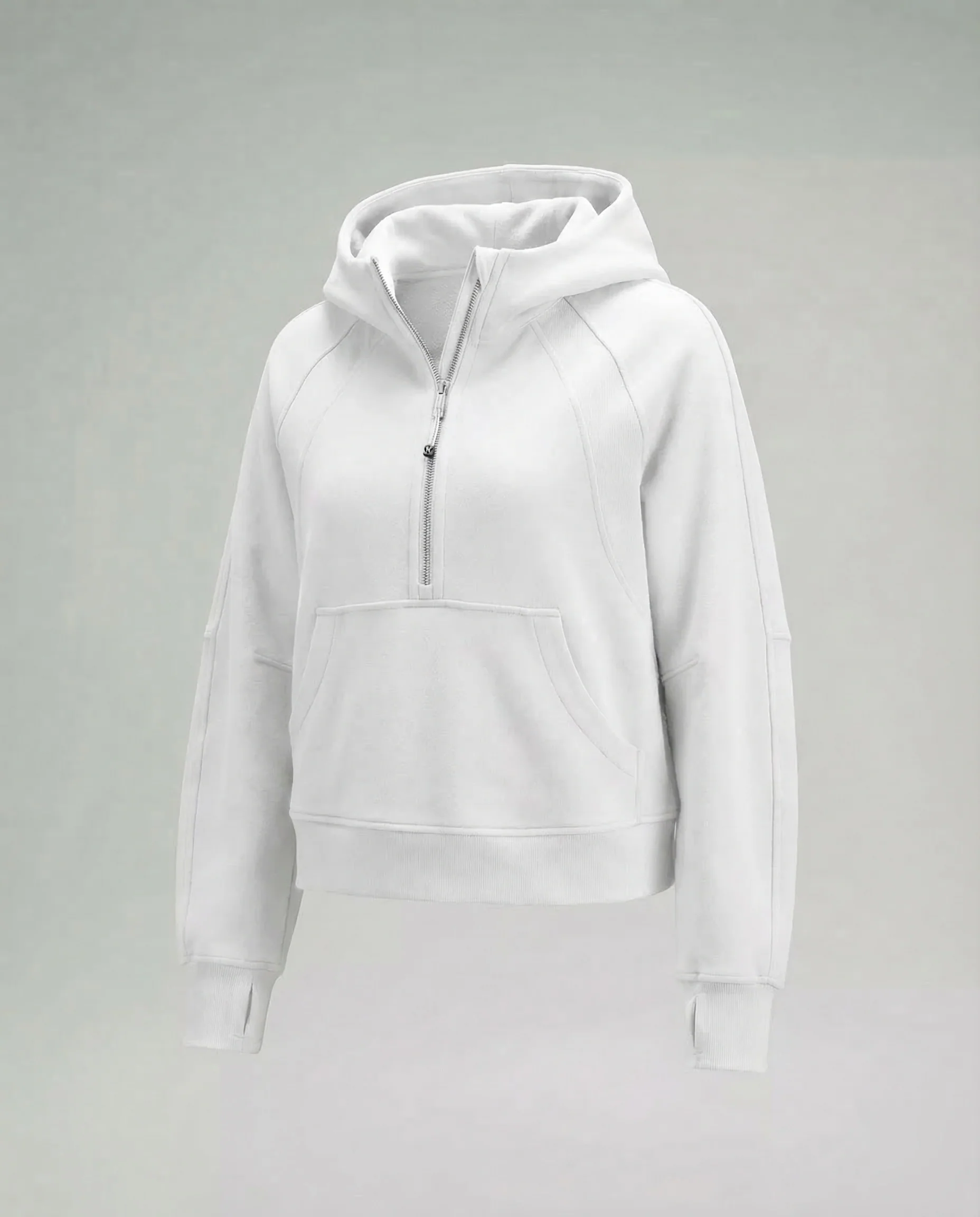 Damen Hoodie Oversize Reißverschluss - Image 10