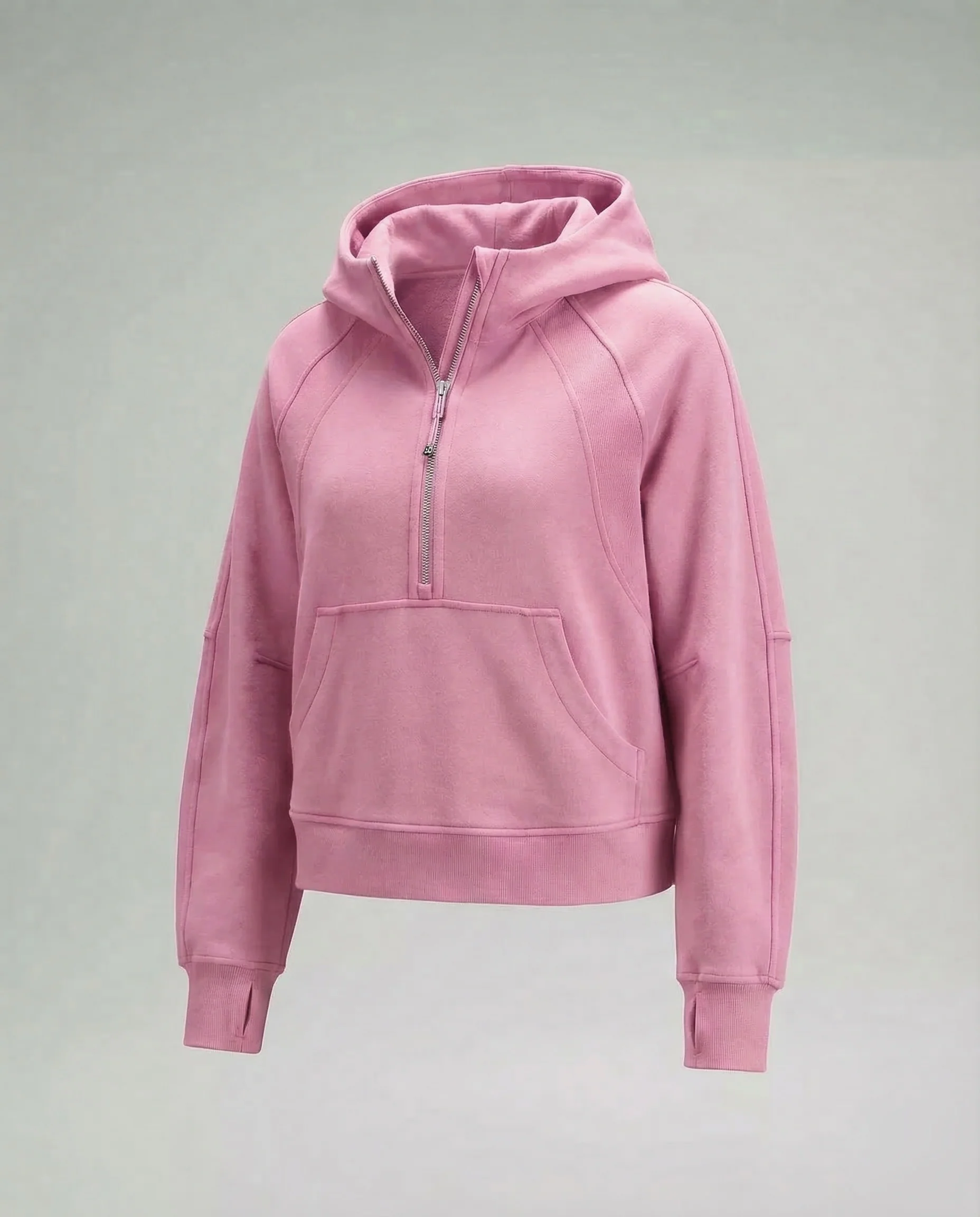 Damen Hoodie Oversize Reißverschluss - Image 13