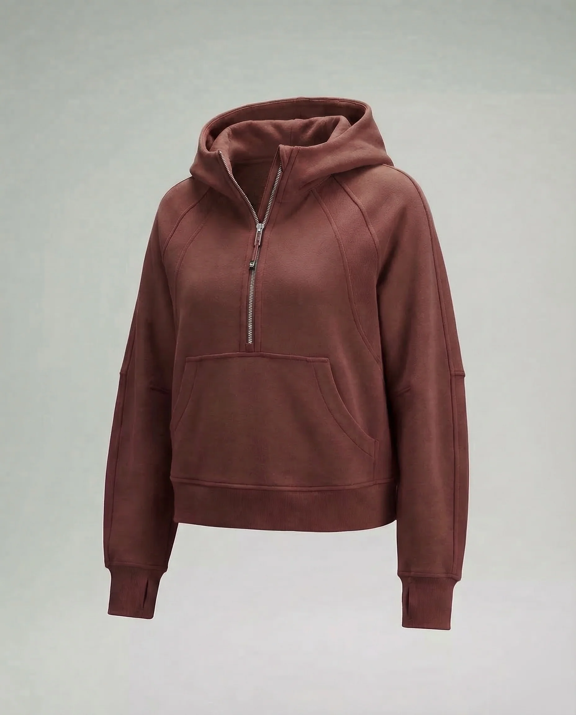 Damen Hoodie Oversize Reißverschluss - Image 16