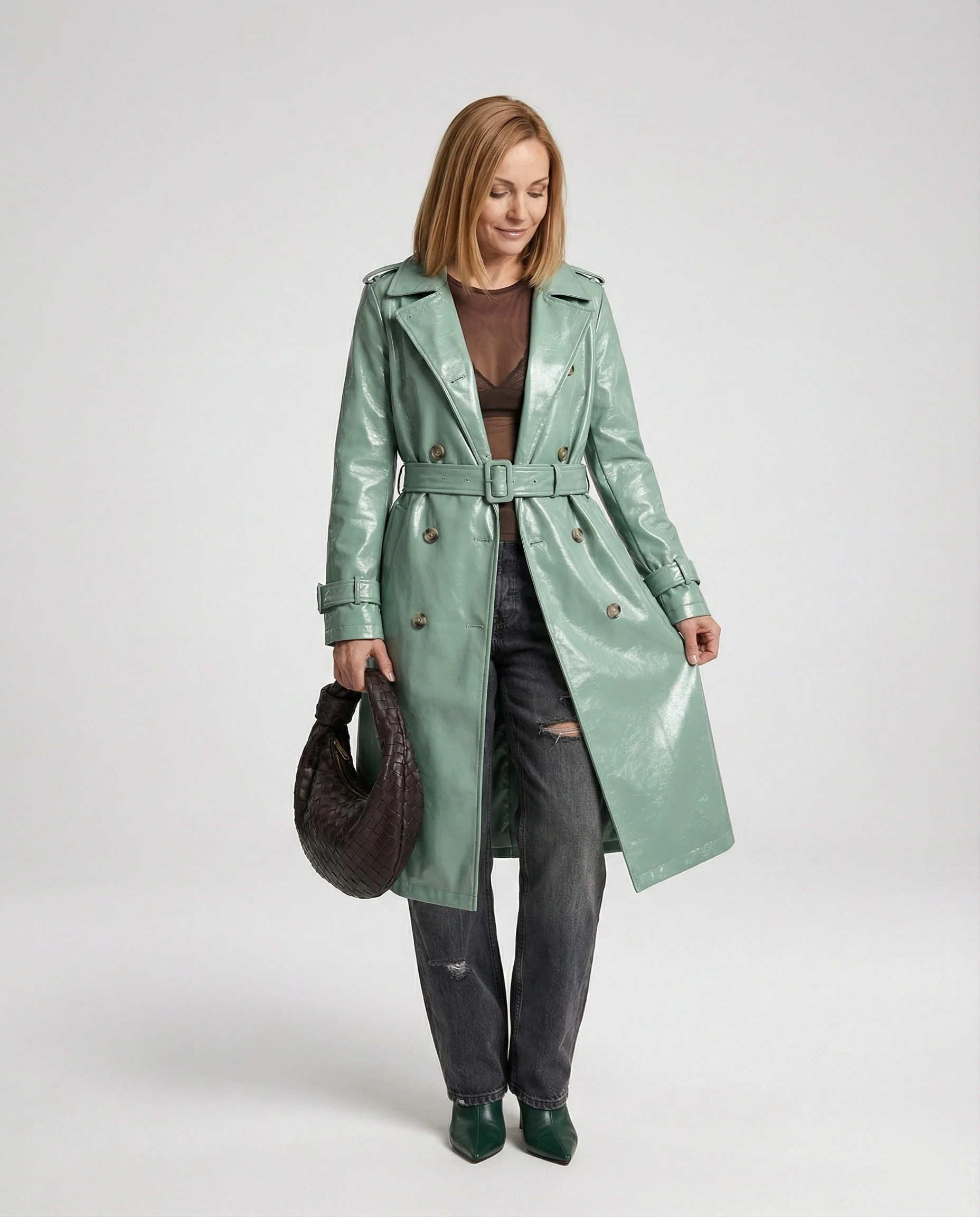 Übergangsjacke Damen elegant Mantel - Image 4