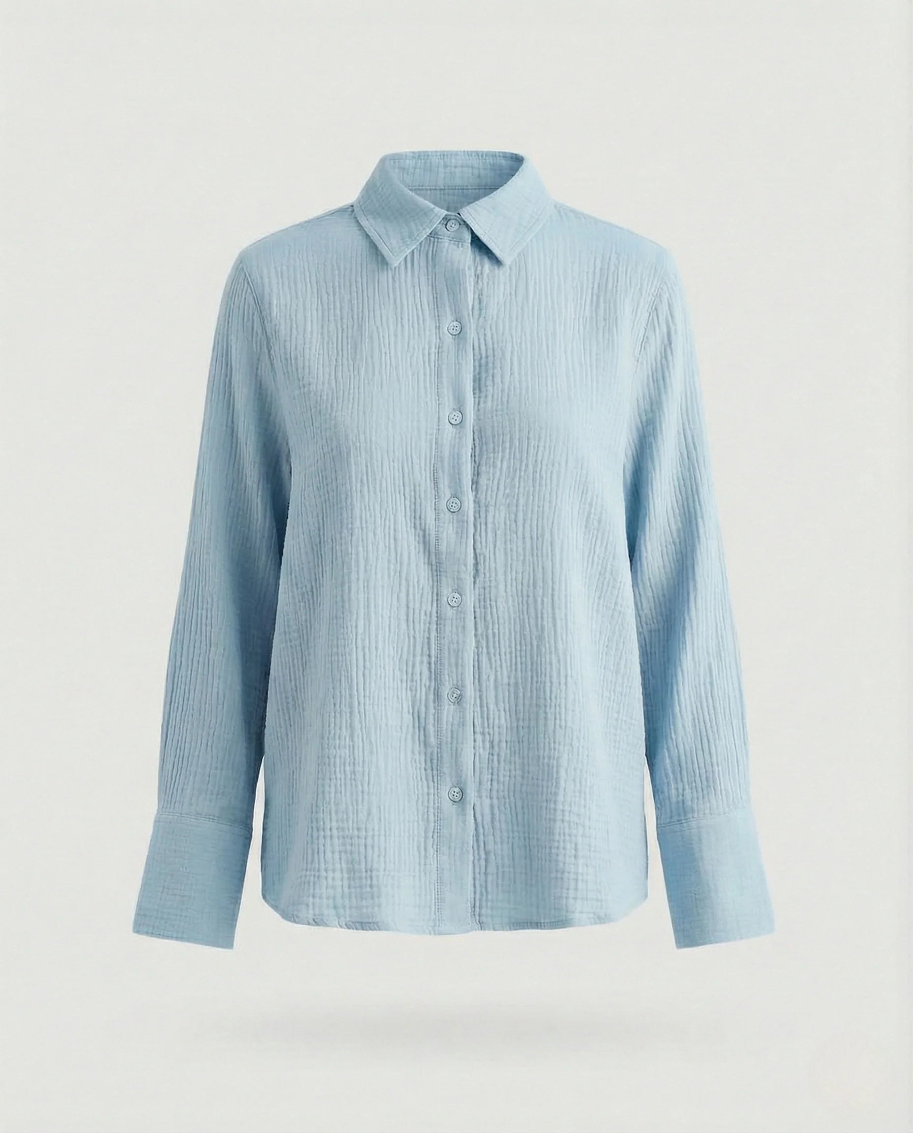 Hemd Damen Baumwolle Oversize - Image 6