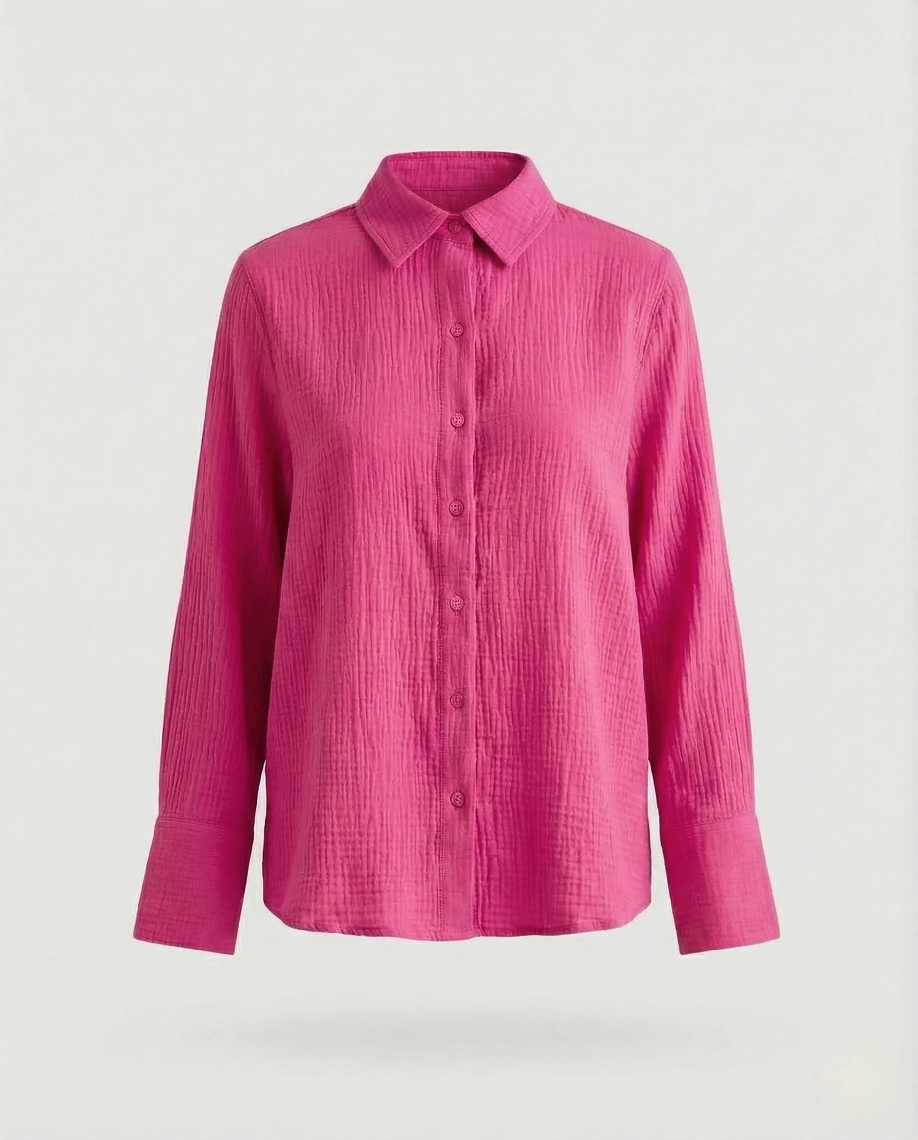 Hemd Damen Baumwolle Oversize - Image 8