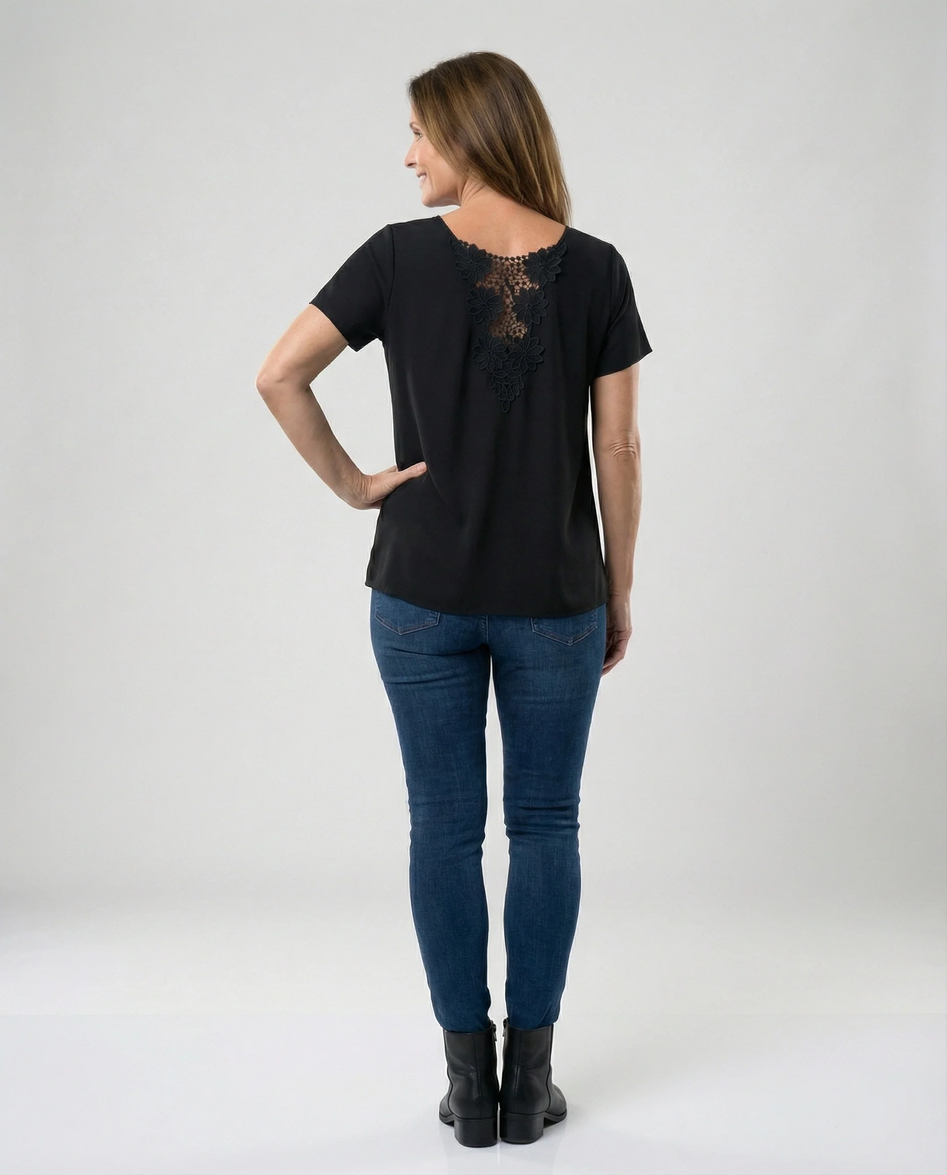 Damen T-Shirt weit Freizeit - Image 3