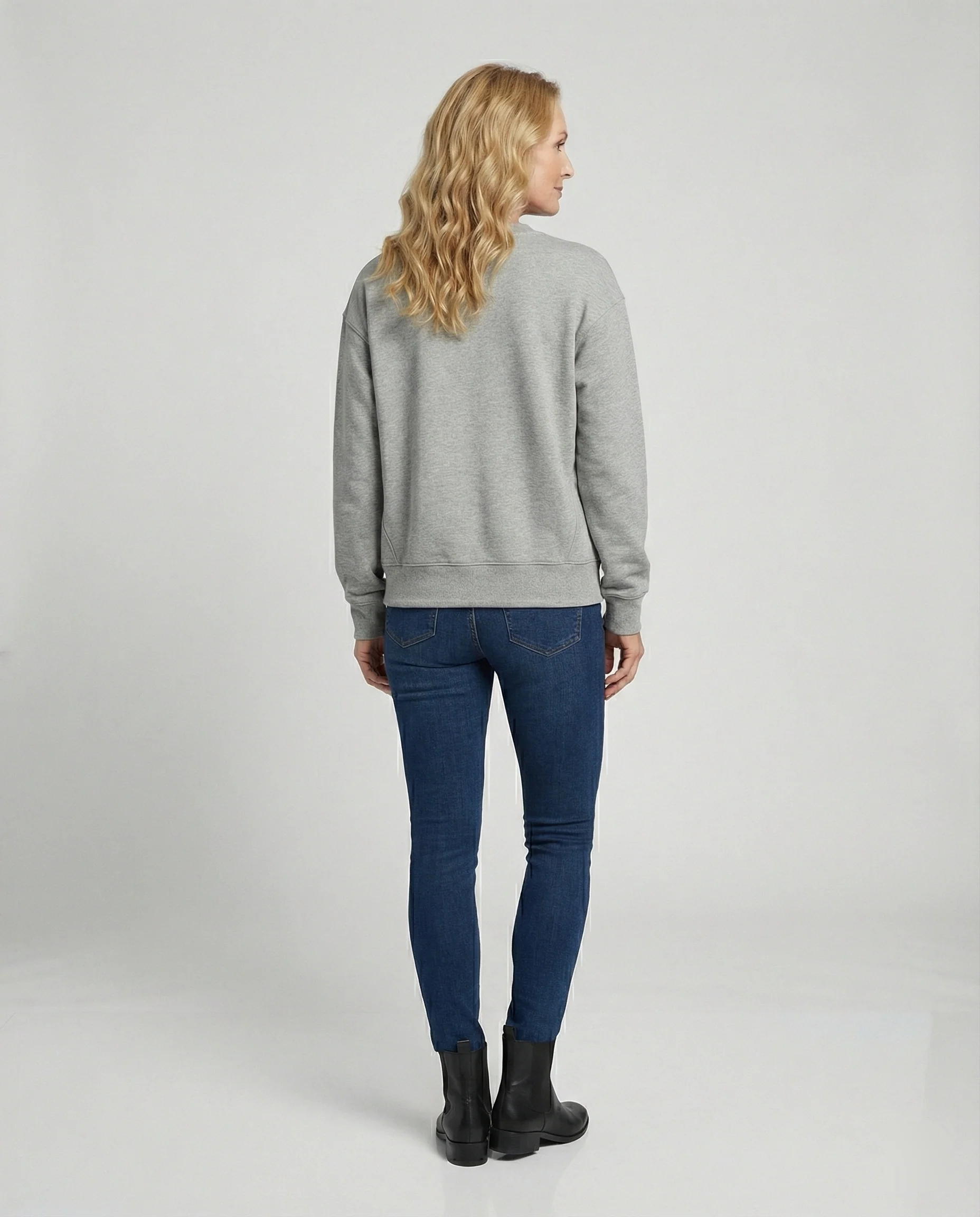 Freizeitkleidung Damen Sweatshirt Oversize - Image 3