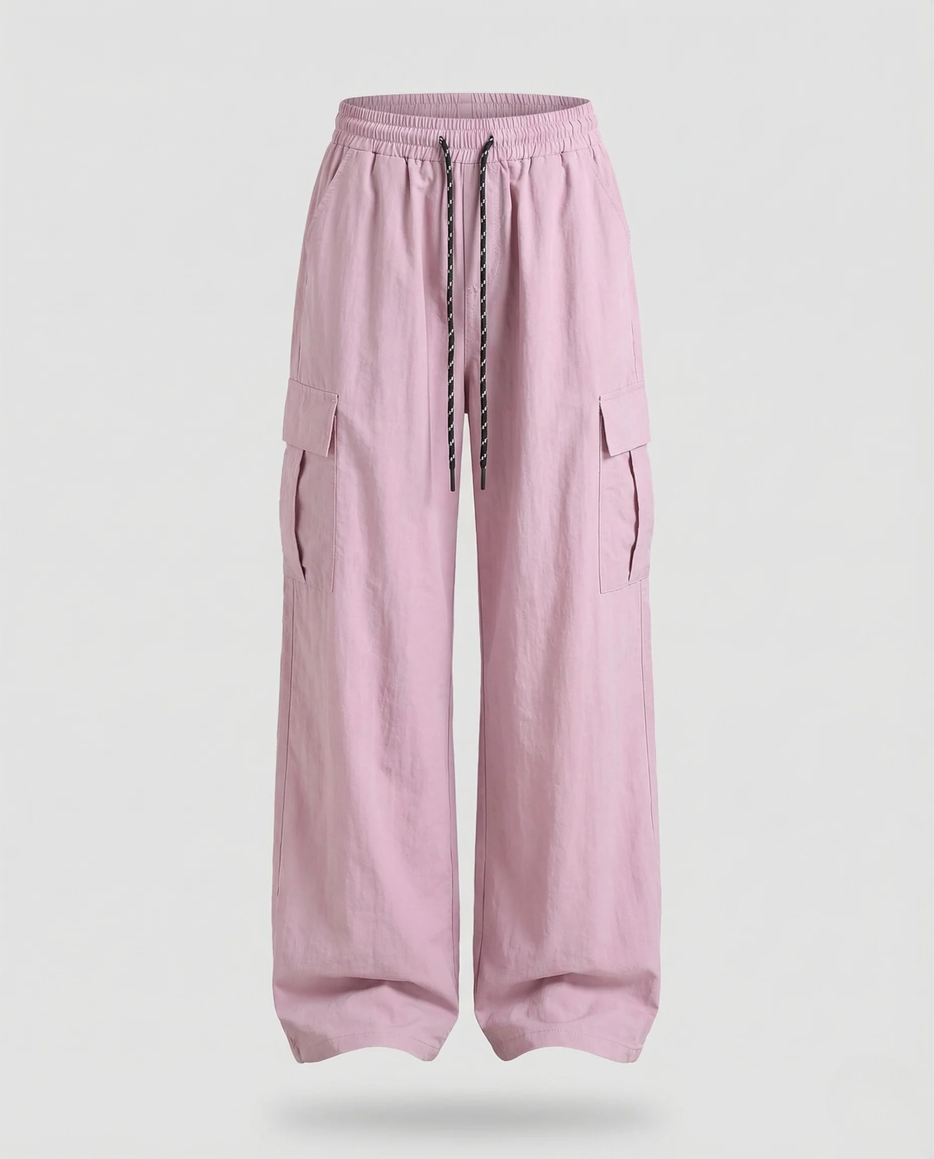 Damen Cargo Hose High Waist mit Elastischem Bund - Image 5