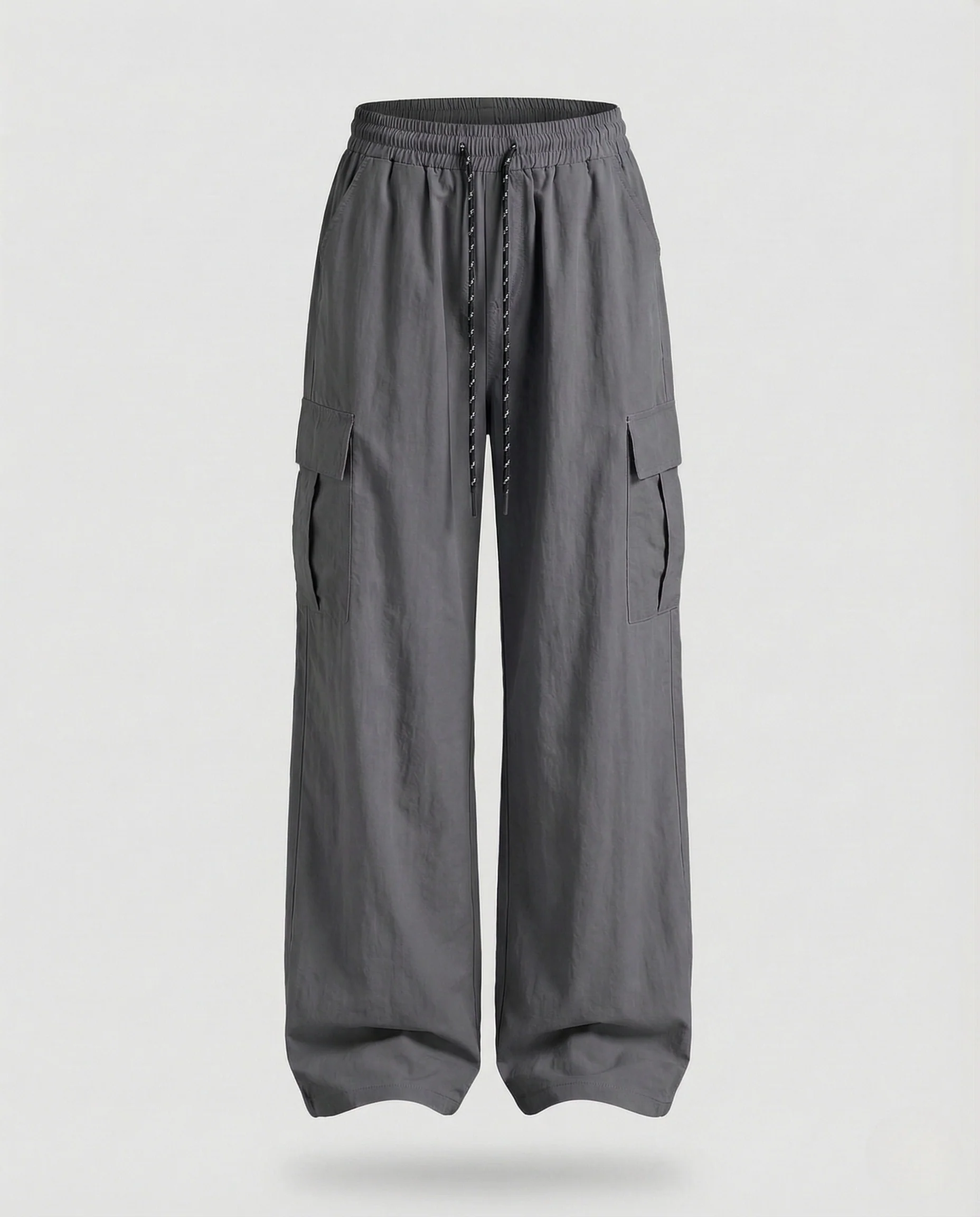 Damen Cargo Hose High Waist mit Elastischem Bund - Image 7