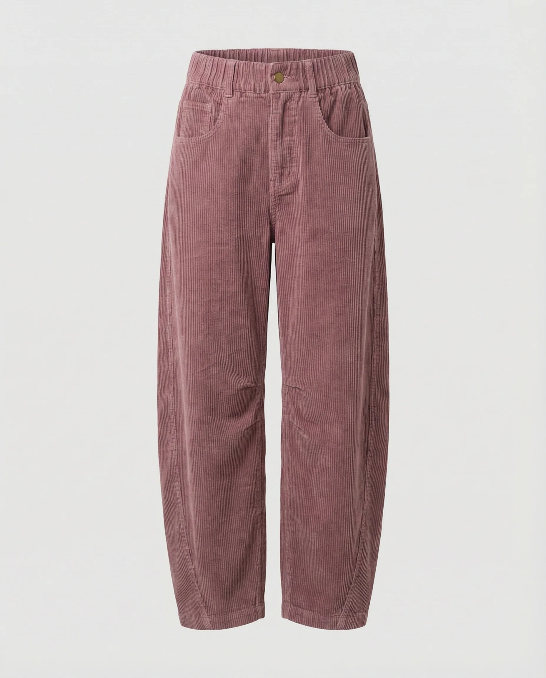 Damen Cordhose Damen weit High Waist - Image 10