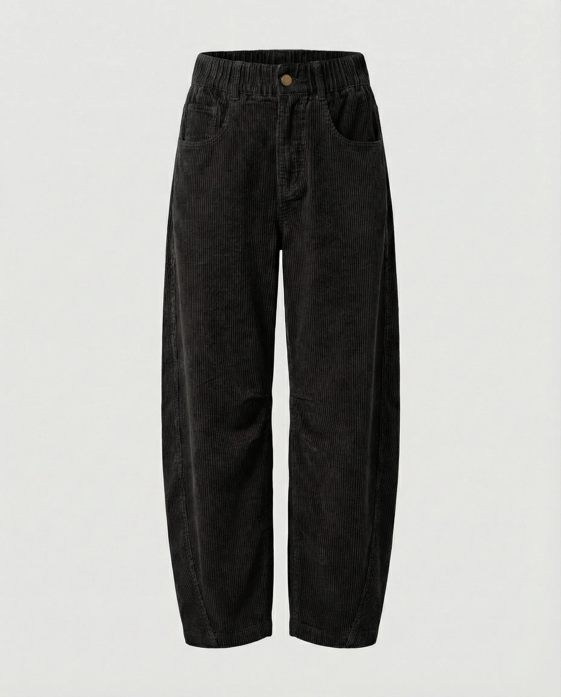 Damen Cordhose Damen weit High Waist - Image 11