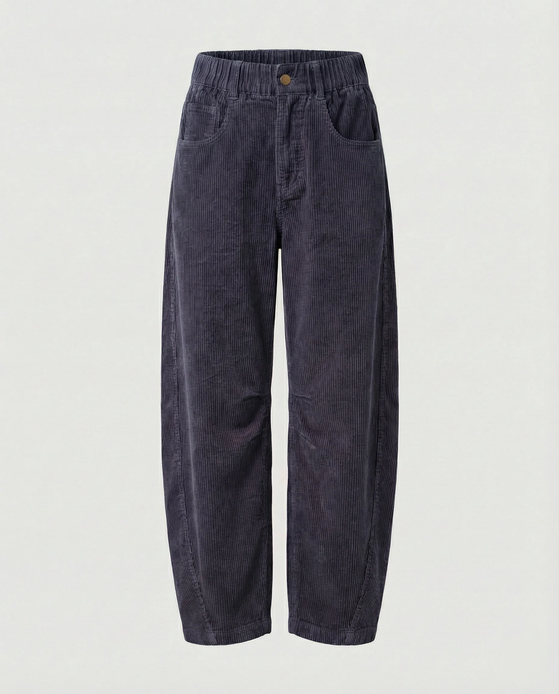 Damen Cordhose Damen weit High Waist - Image 2