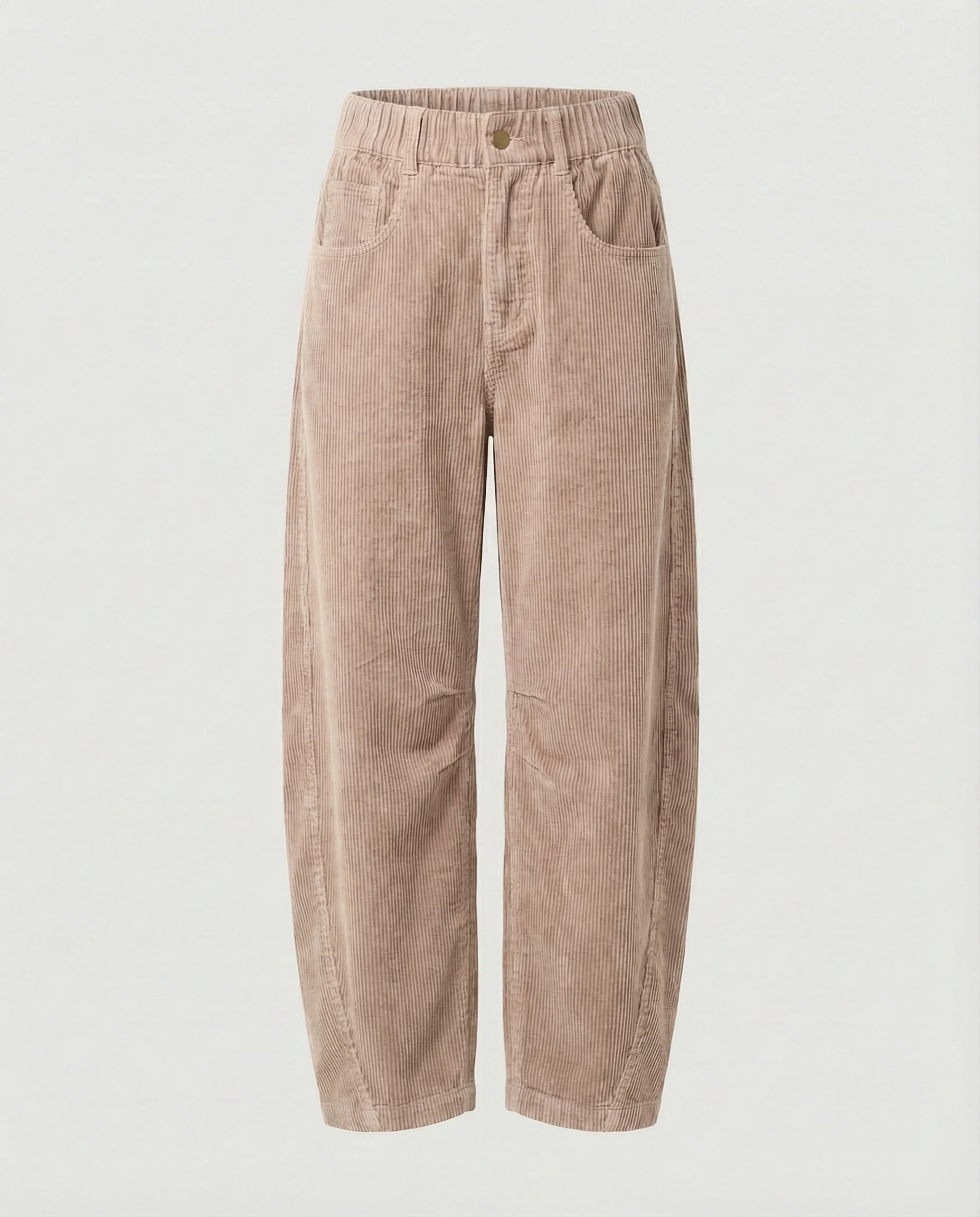 Damen Cordhose Damen weit High Waist - Image 8