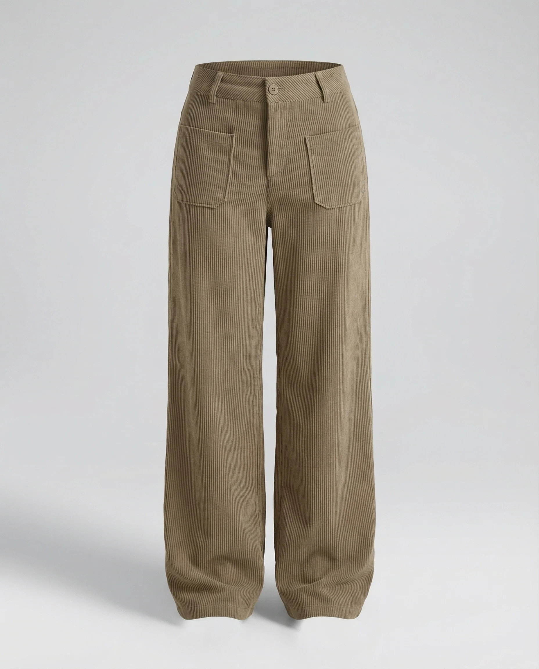 Damen Cordhose High Waist mit Taschen - Image 4